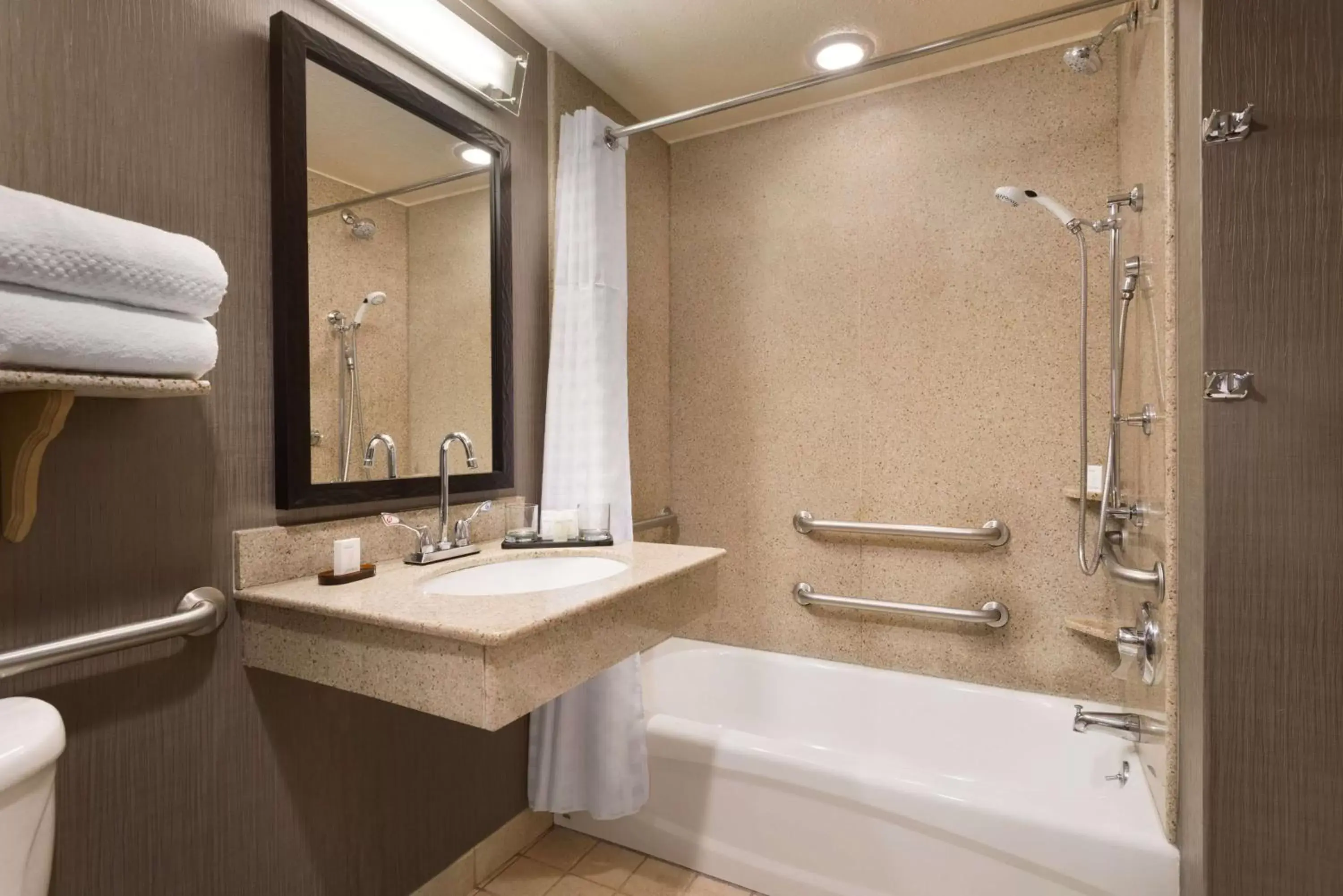 Bathroom in Embassy Suites by Hilton Nashville South Cool Springs