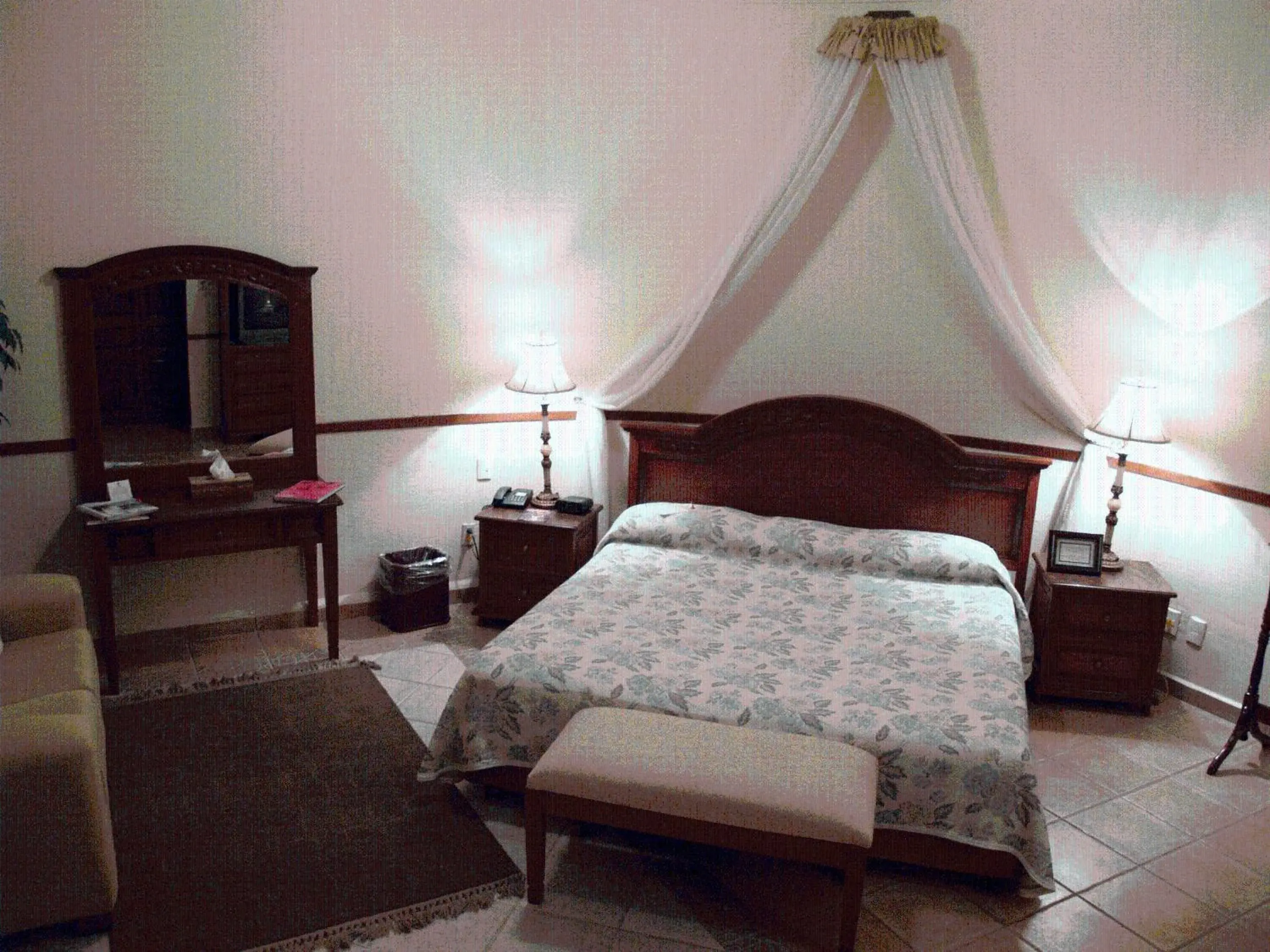 Decorative detail, Bed in Hotel Argento
