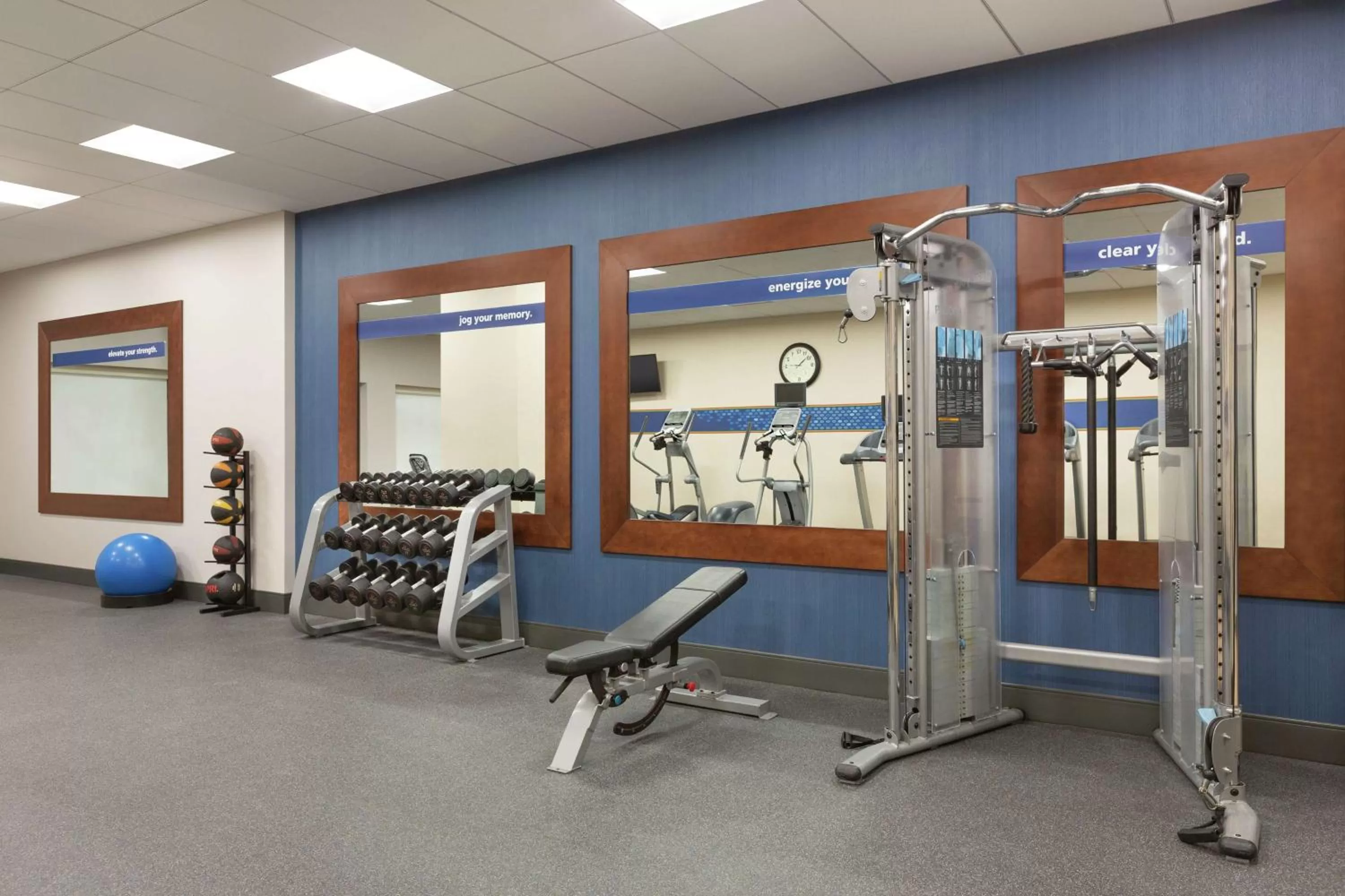 Fitness centre/facilities in Hampton Inn & Suites Nashville-Downtown