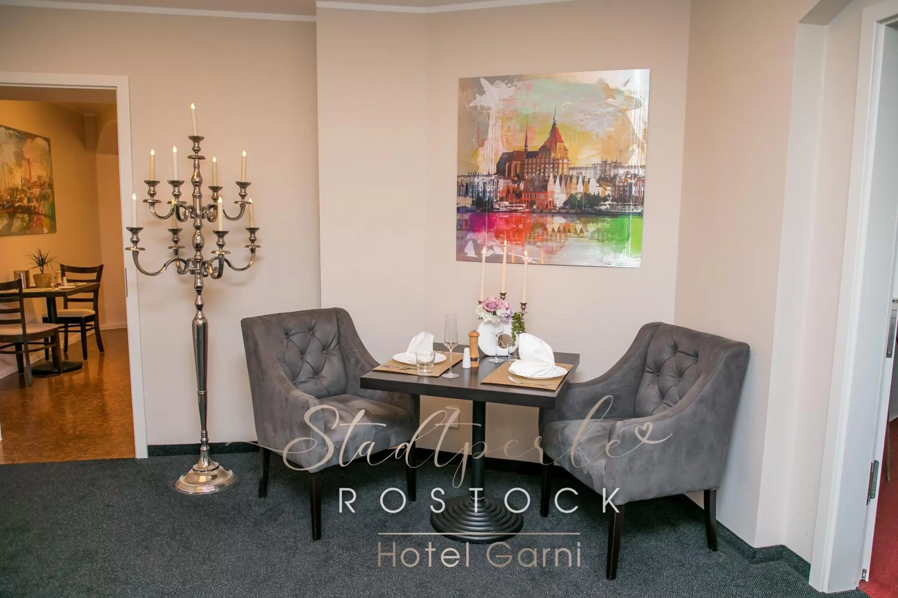 Seating area in Stadtperle Rostock