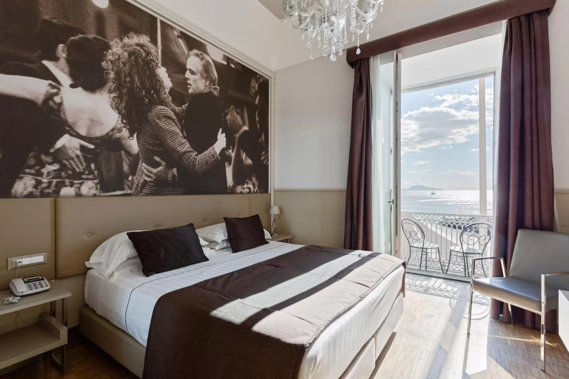 Bedroom, Bed in Partenope Relais