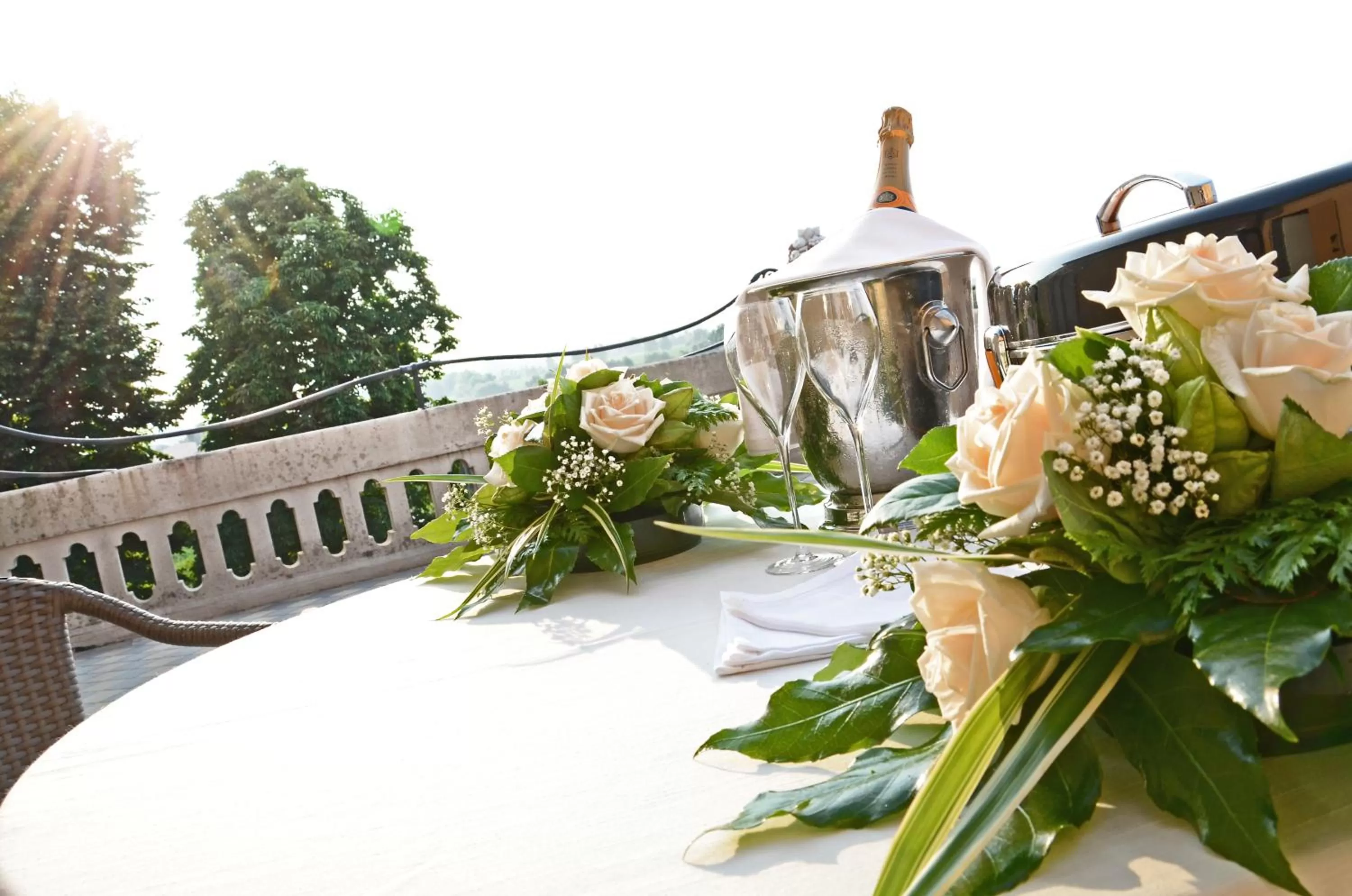 Balcony/Terrace in Hotel Villa Borghesi