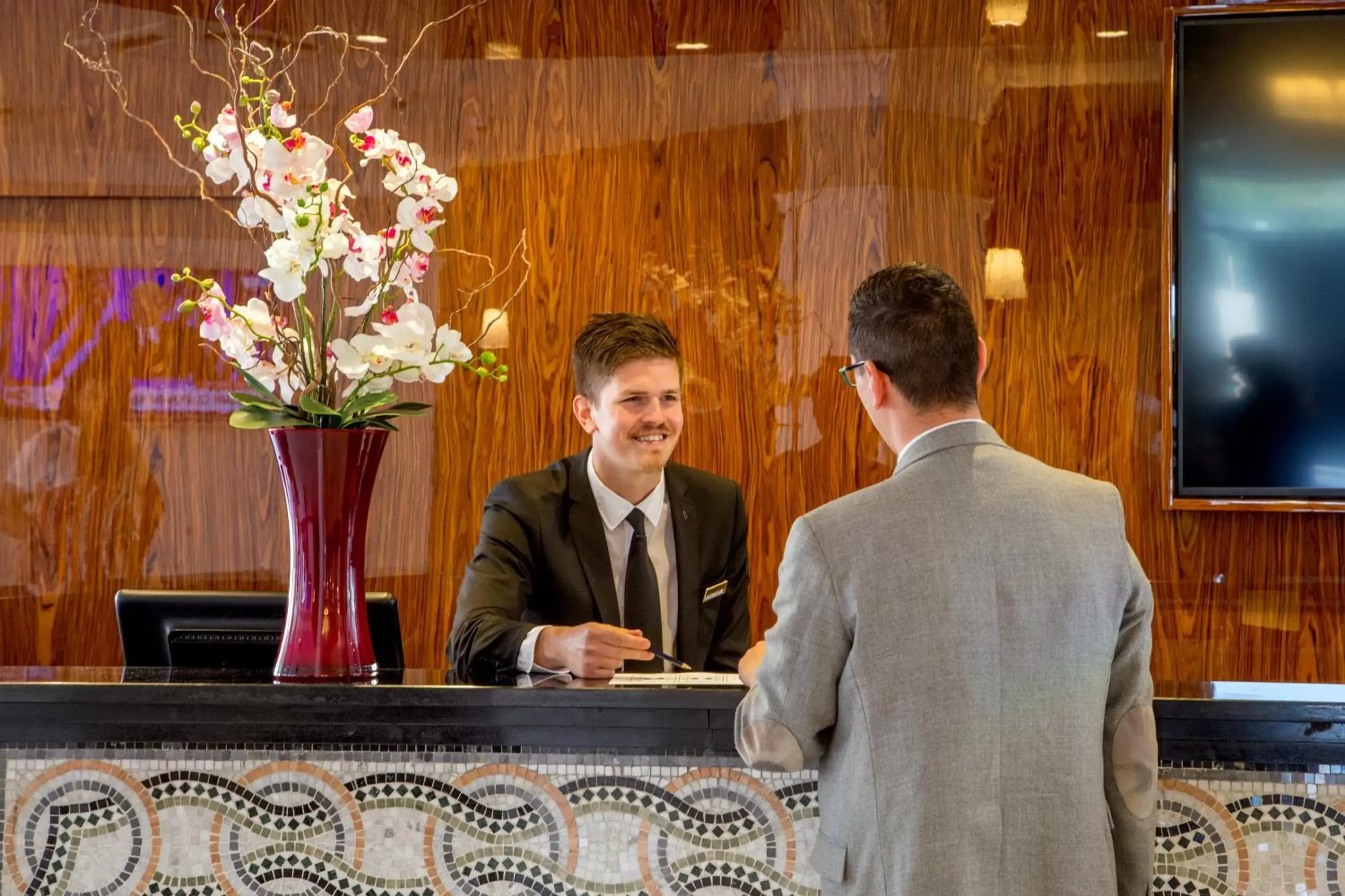 Staff, Lobby/Reception in Hotel Cristoforo Colombo