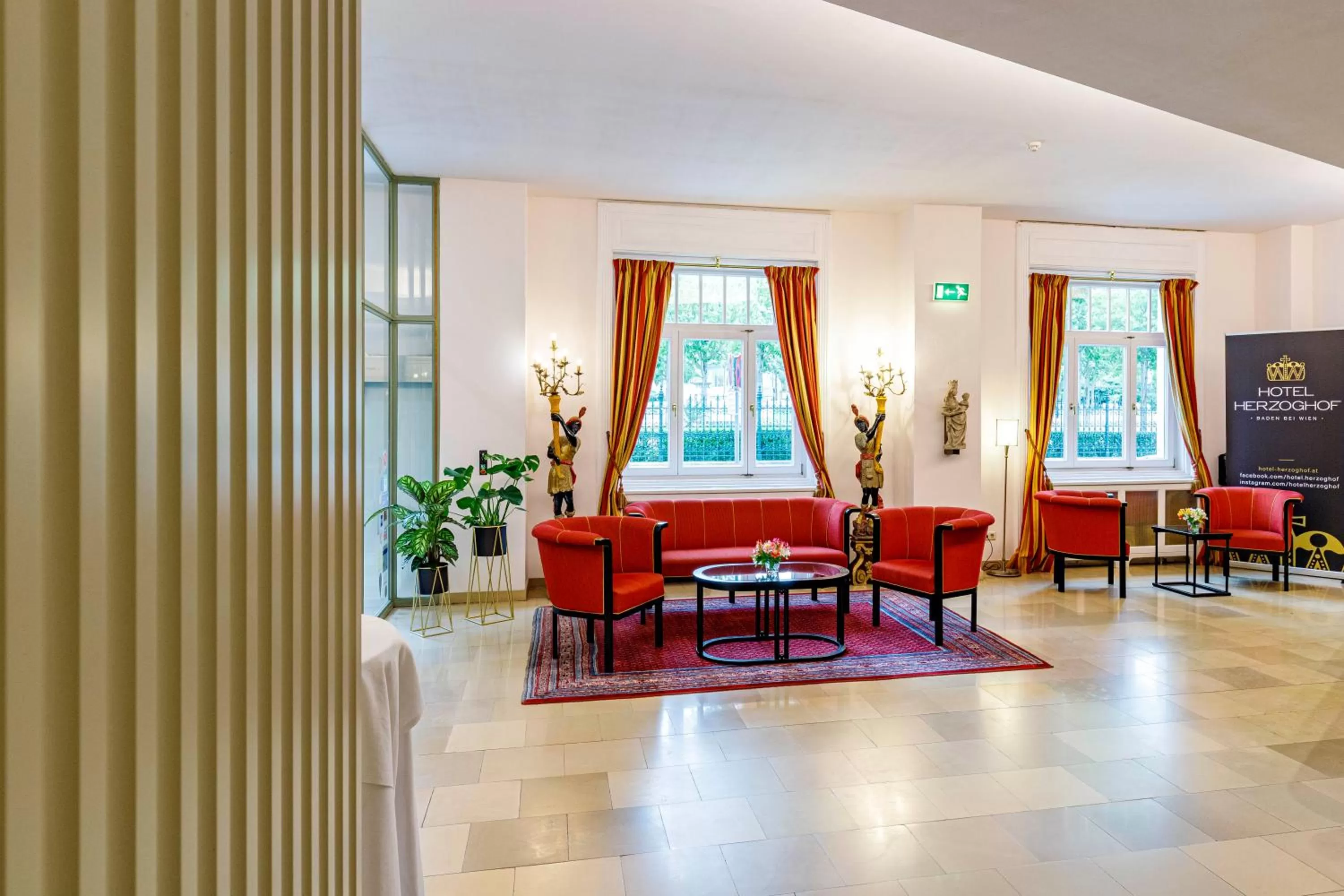 Seating area in Hotel Herzoghof