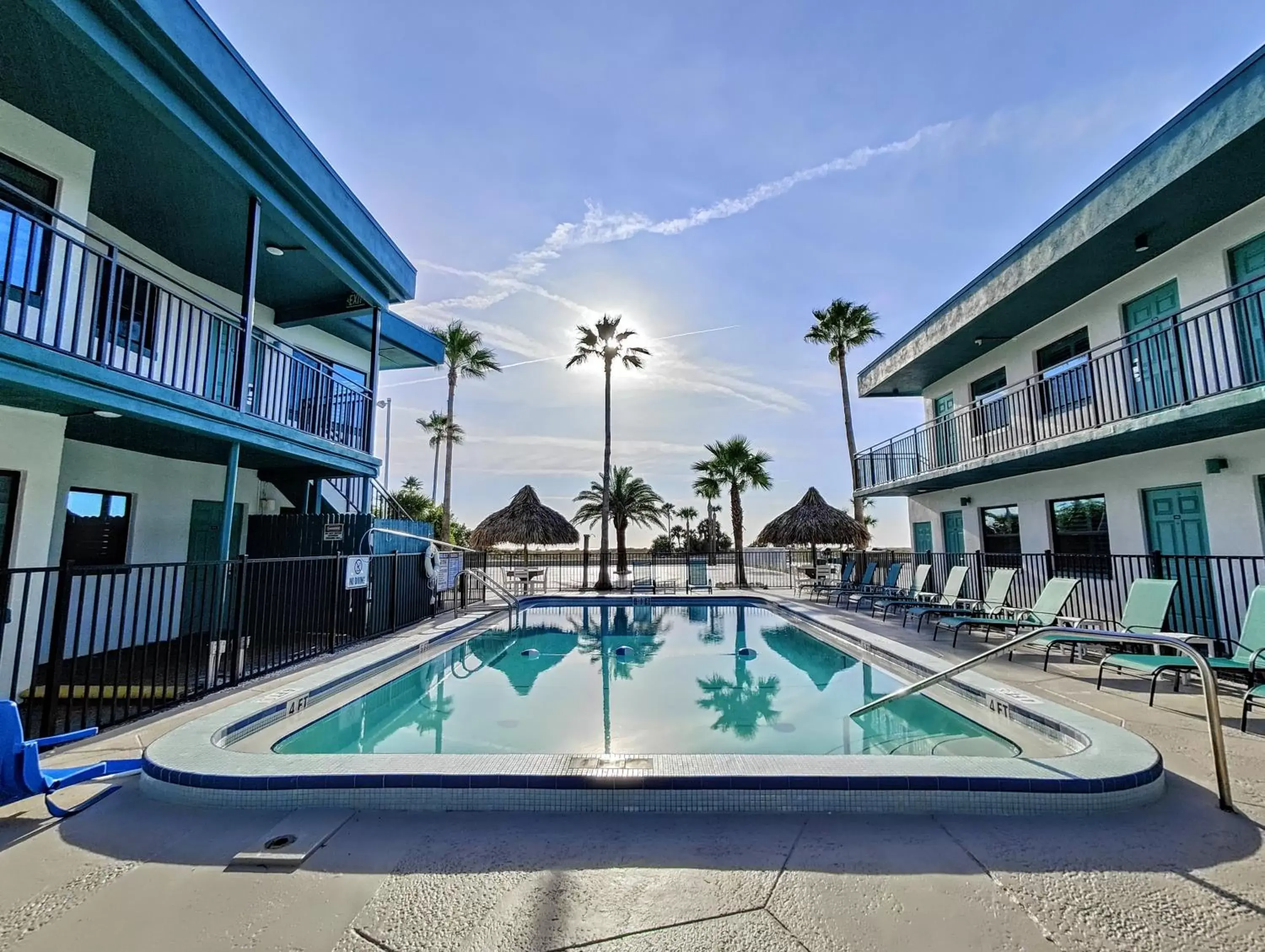 Pool view, Property Building in Tahitian Beach Resort