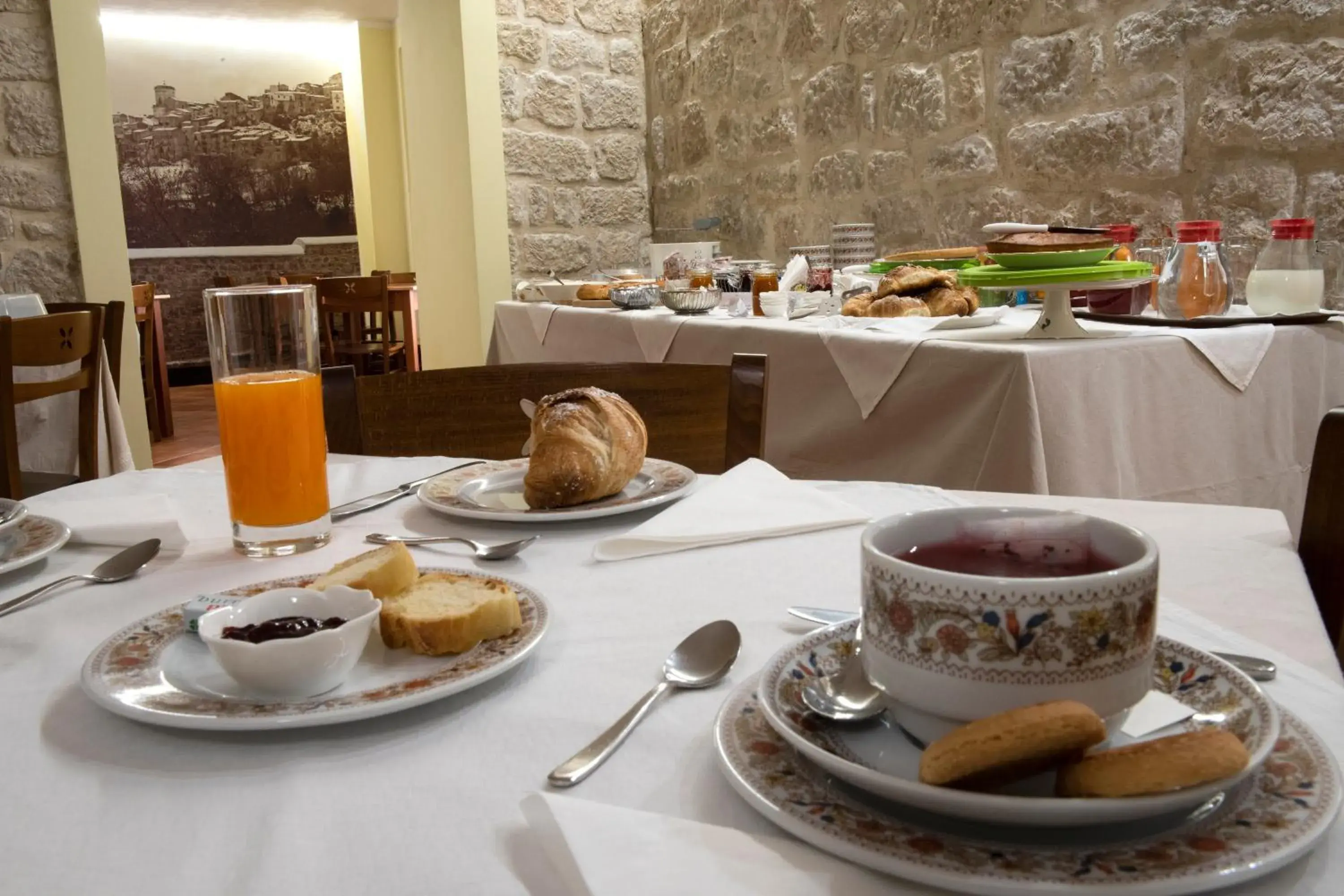 Buffet breakfast, Breakfast in Hotel Residenza Petra