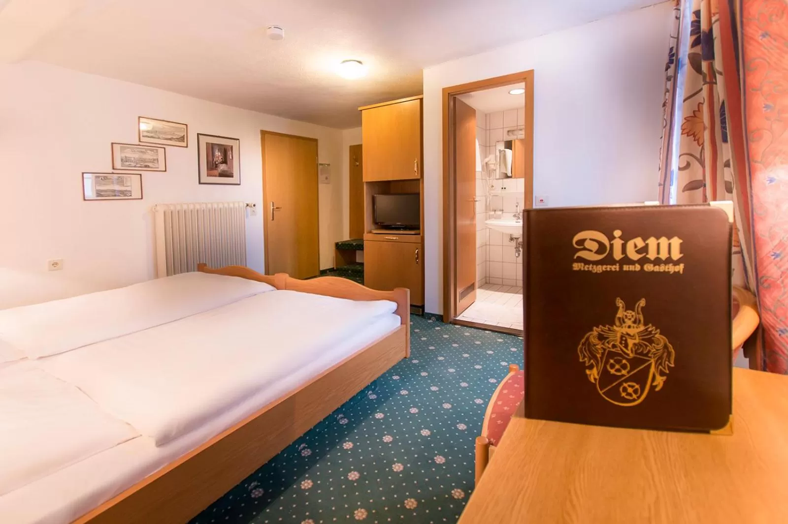 Bedroom, Bed in Gasthof Diem