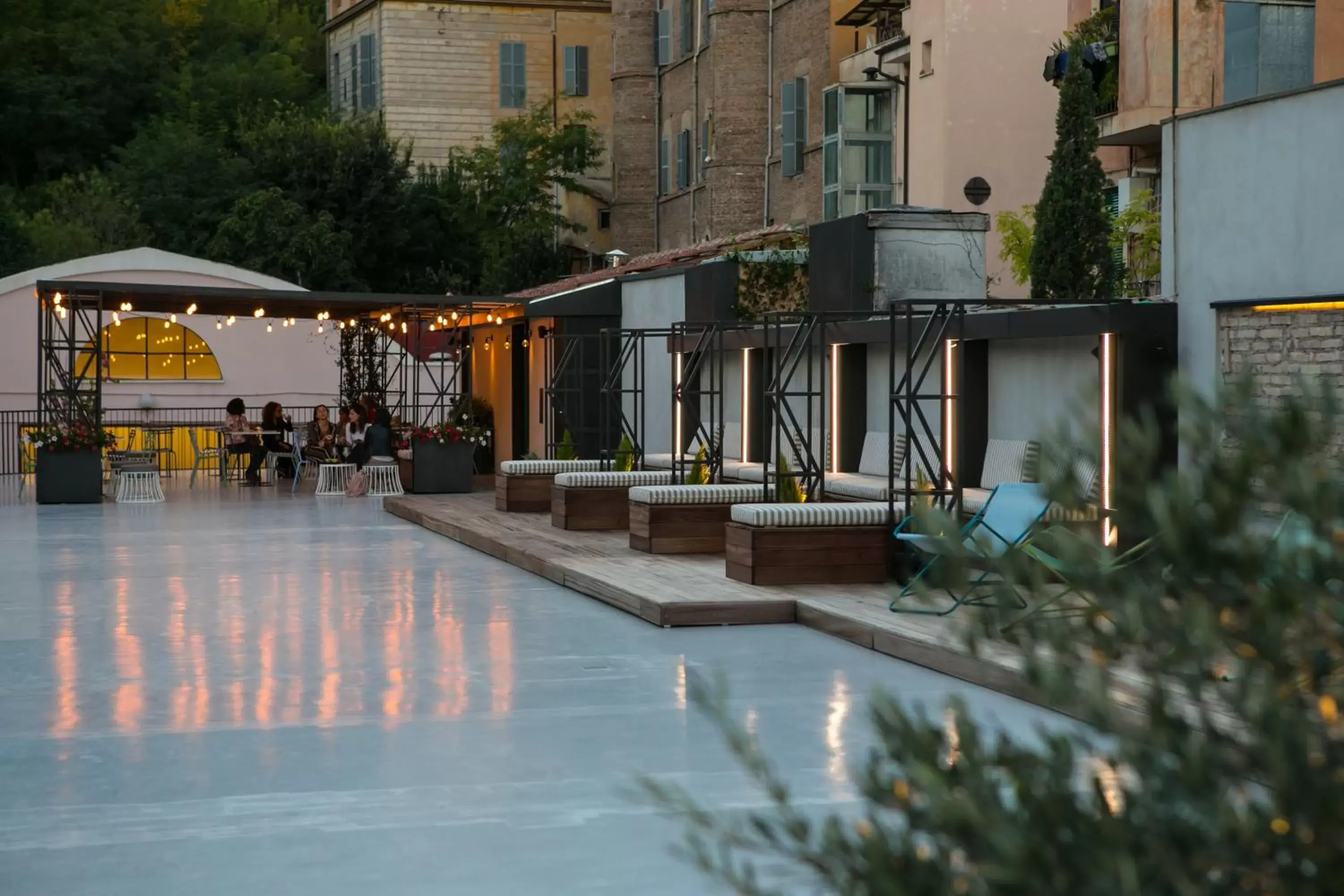 Property building, Swimming Pool in Horti 14 Borgo Trastevere Hotel