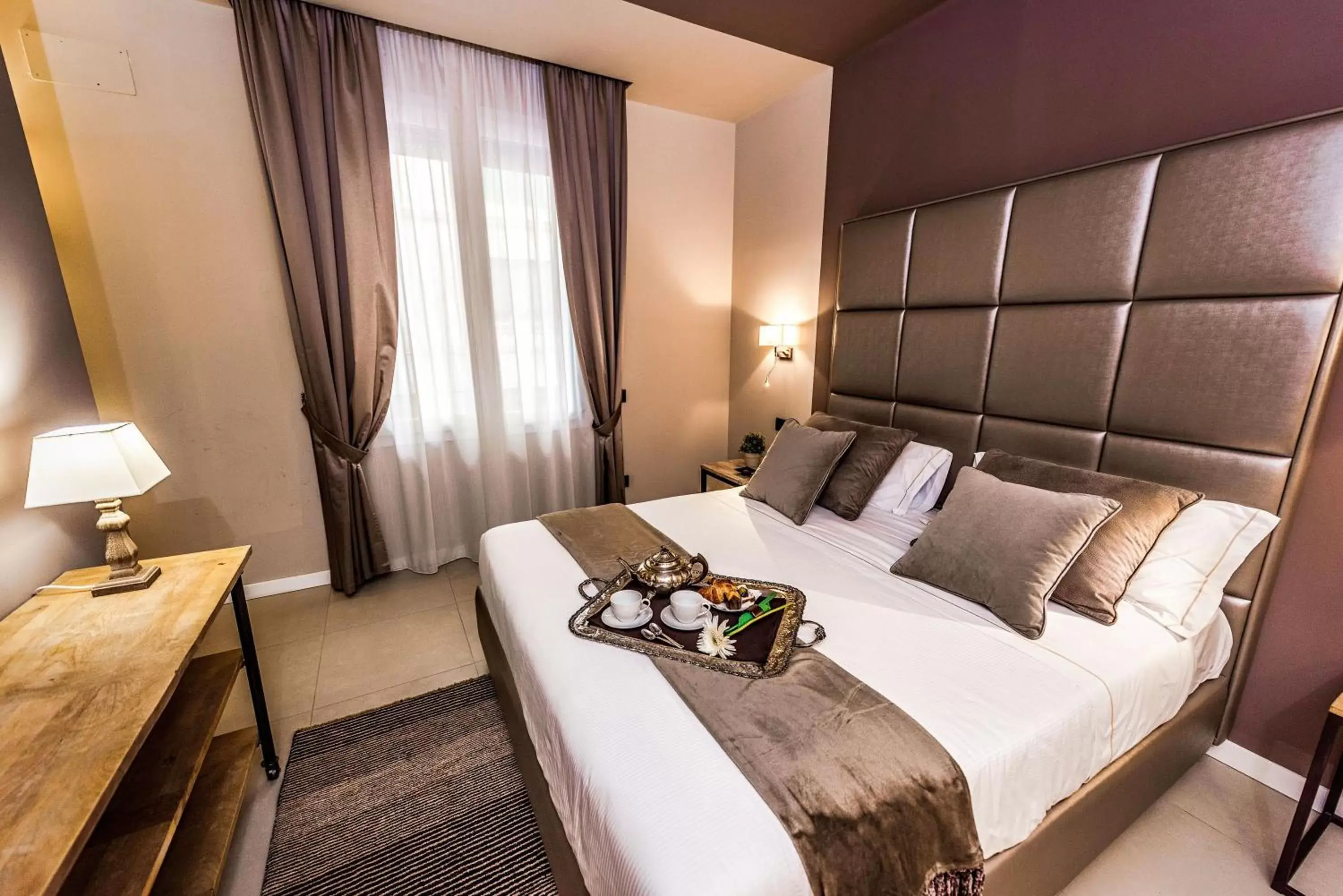 Bed, Room Photo in Delle Vittorie Luxury Rooms&Suites