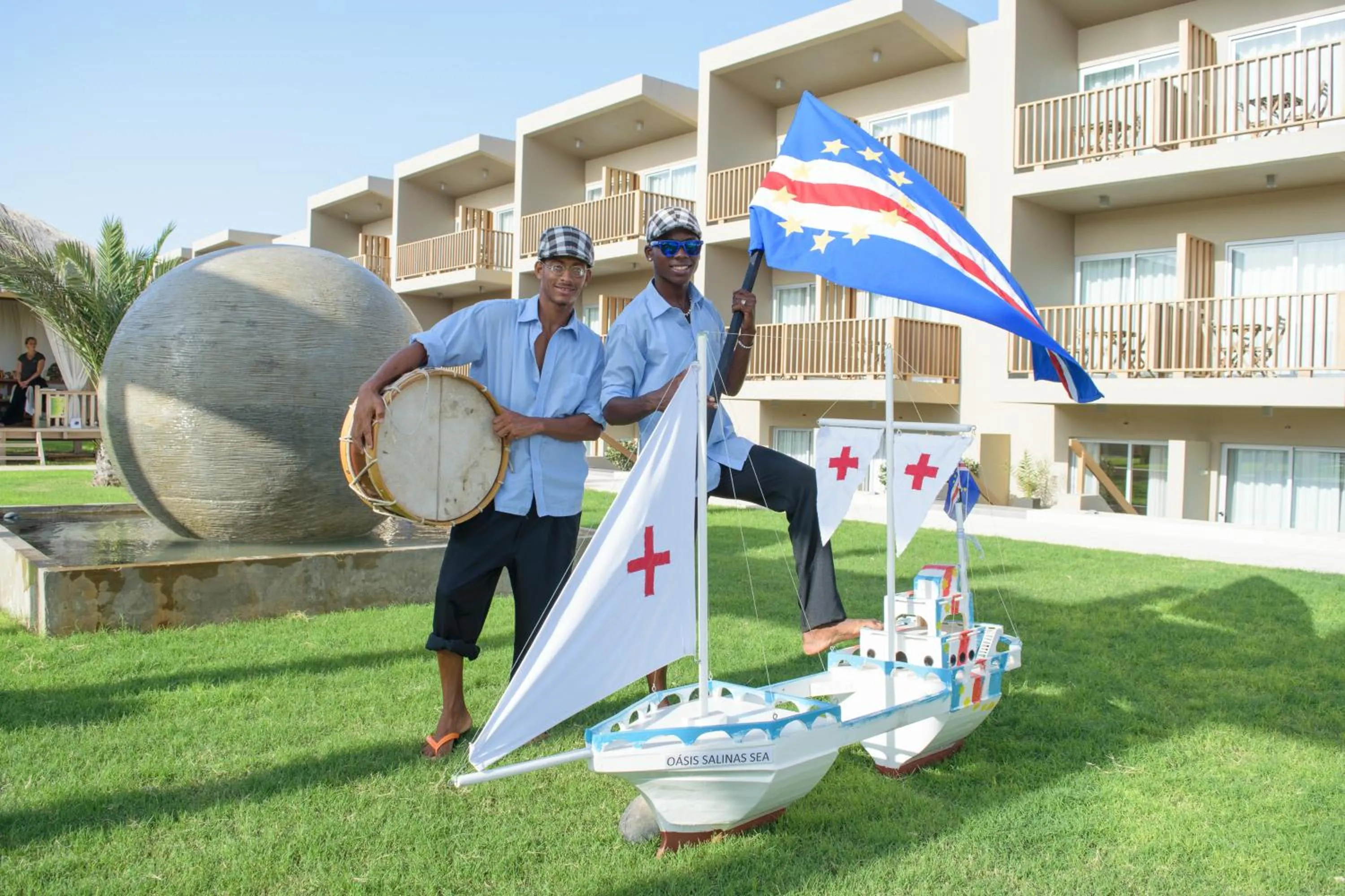 Staff in Oasis Salinas Sea