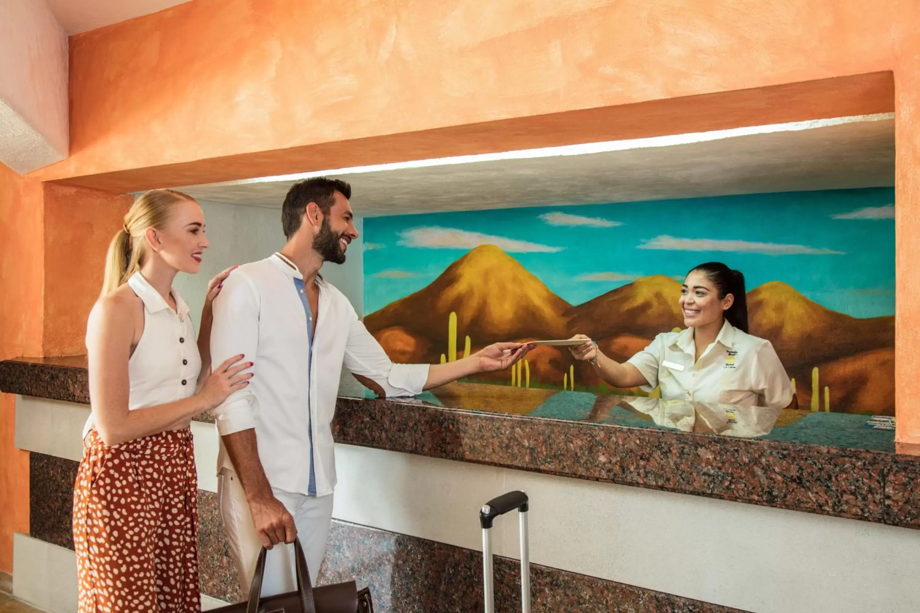 Lobby or reception in Posada Real Los Cabos