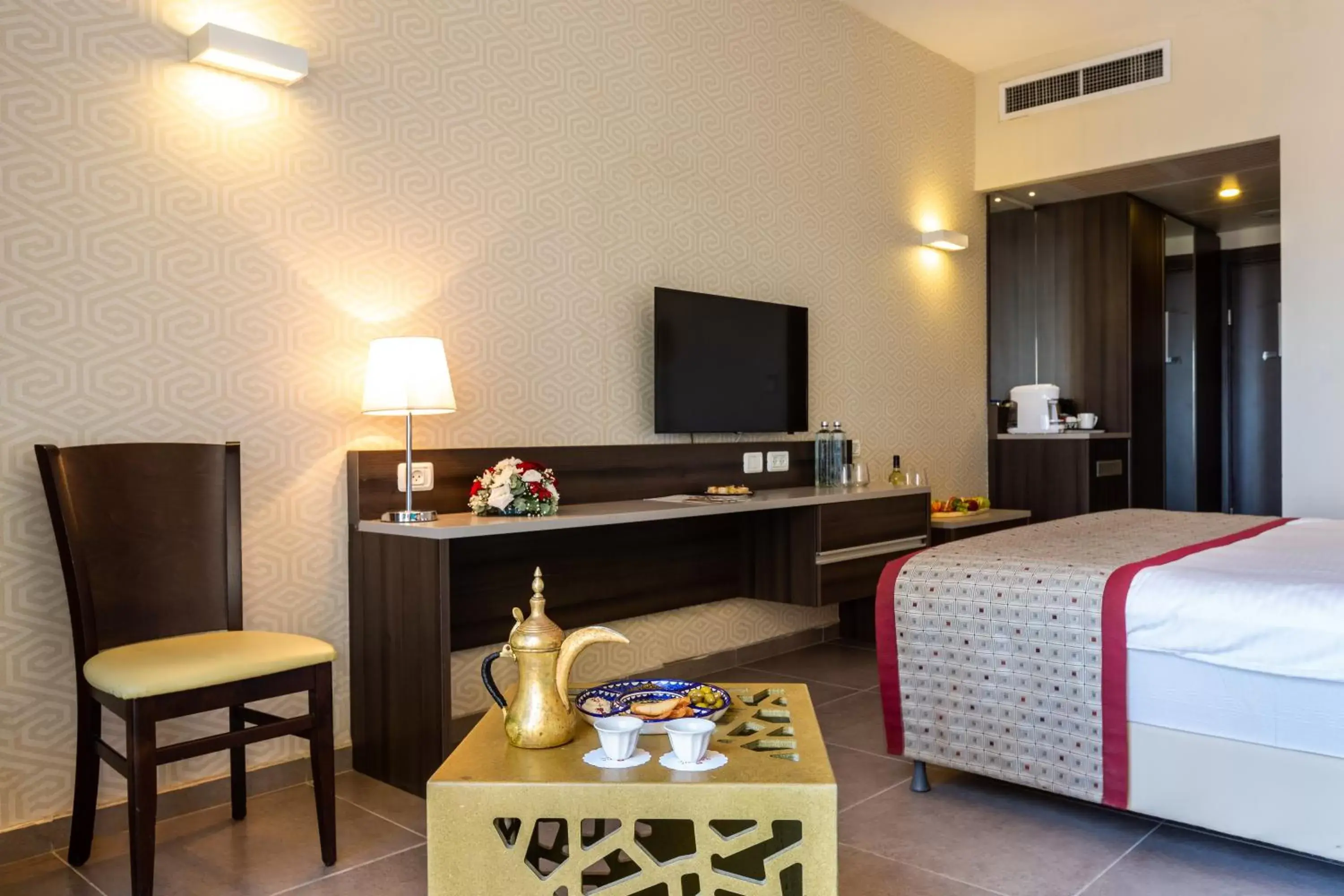 Deluxe room with Balcony and Old City View - single occupancy in Ramada Olivie Nazareth Deluxe room with Balcony and Old City View - single occupancy in Ramada Olivie Nazareth