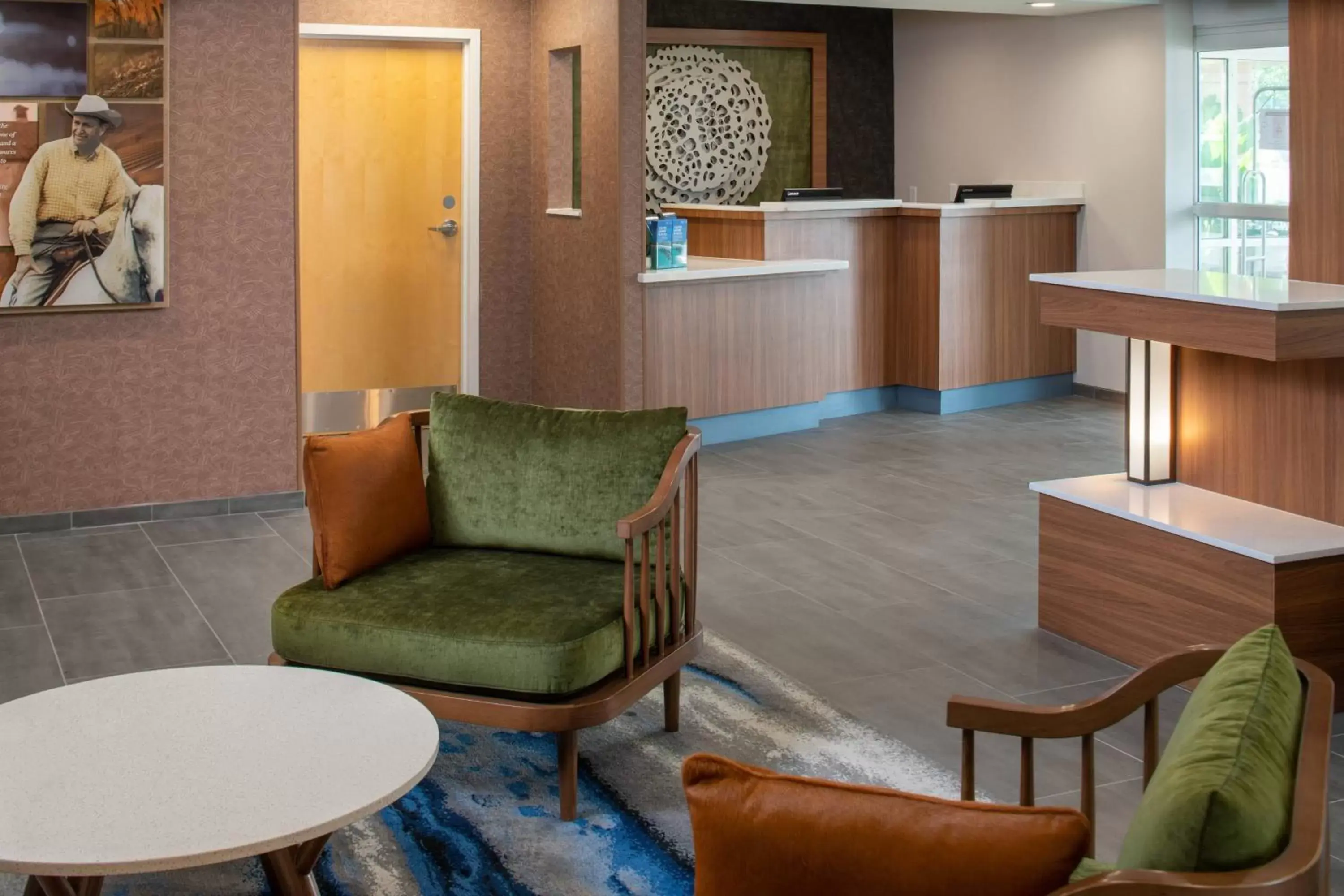 Lobby or reception, Lobby/Reception in Fairfield Inn and Suites by Marriott Lake Charles - Sulphur