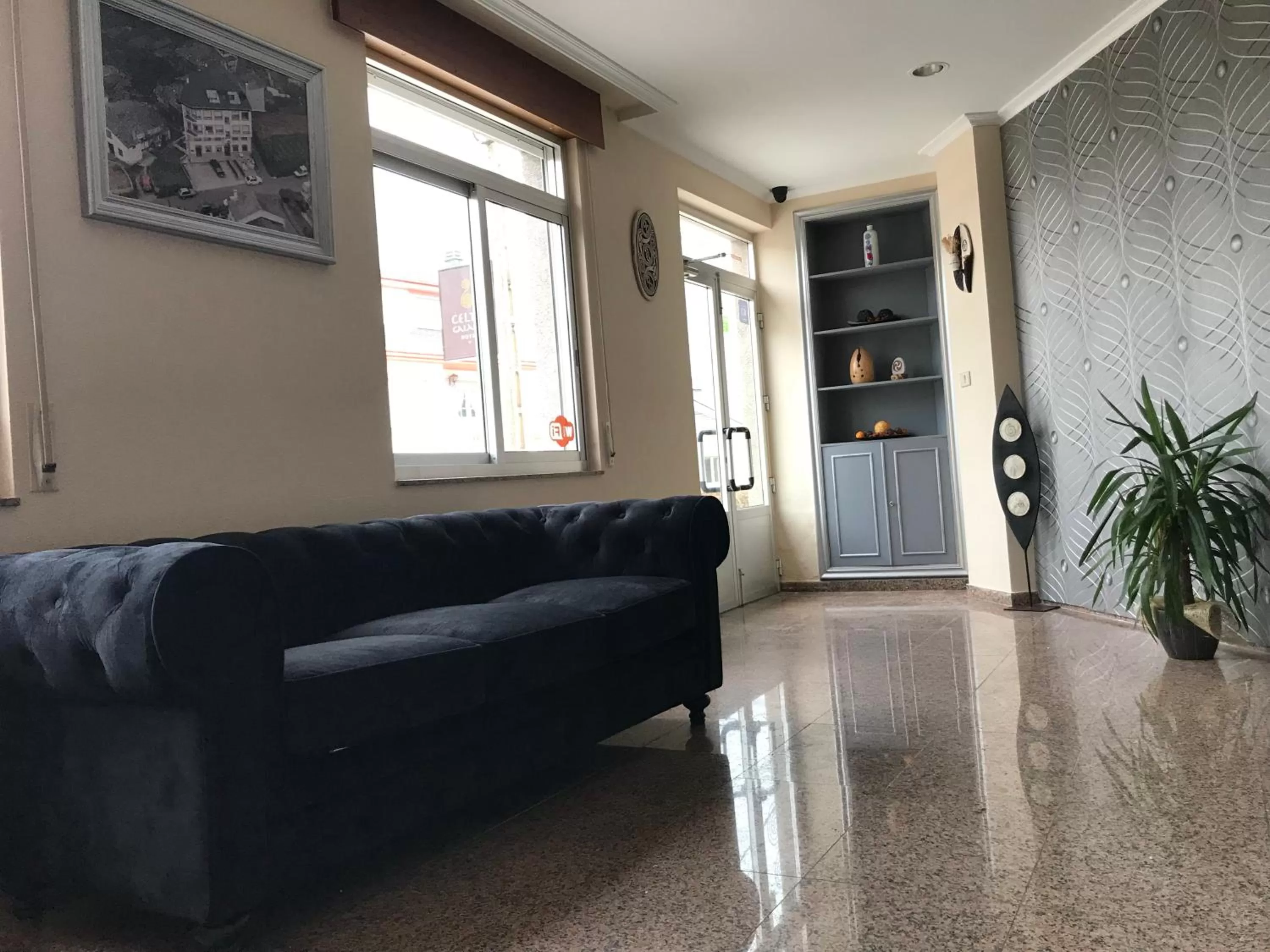 Lobby or reception in Hotel Celta Galaico