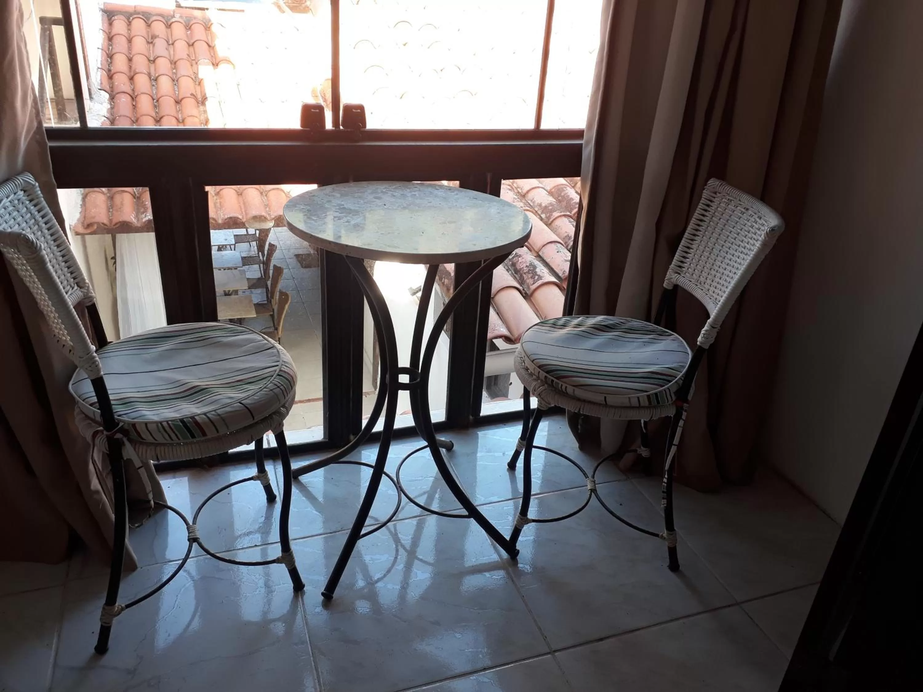 Balcony/Terrace in Pousada L'étage