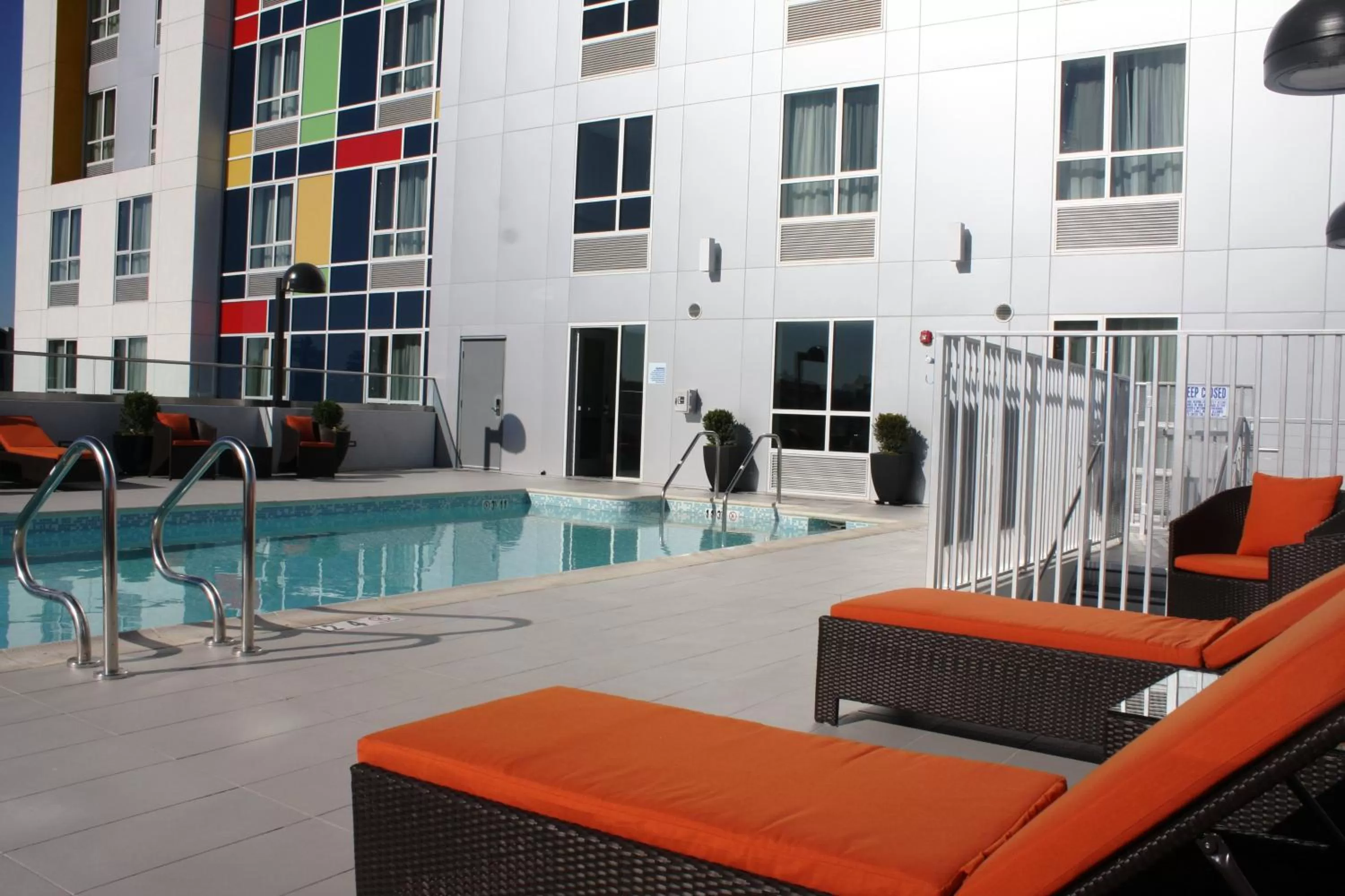 Swimming pool in Holiday Inn Express North Hollywood - Burbank Area, an IHG Hotel