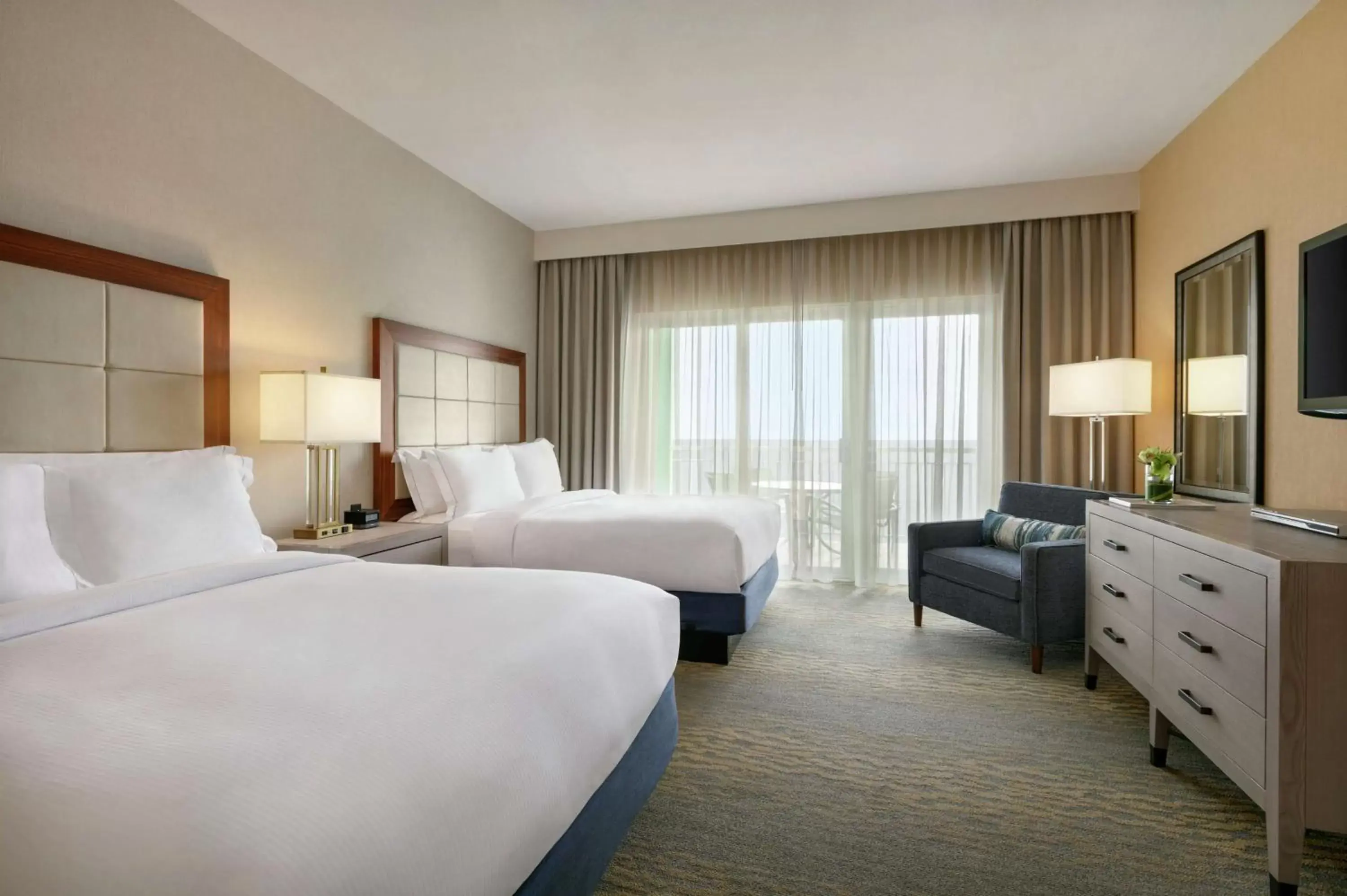 Bedroom in Hilton Suites Ocean City Oceanfront