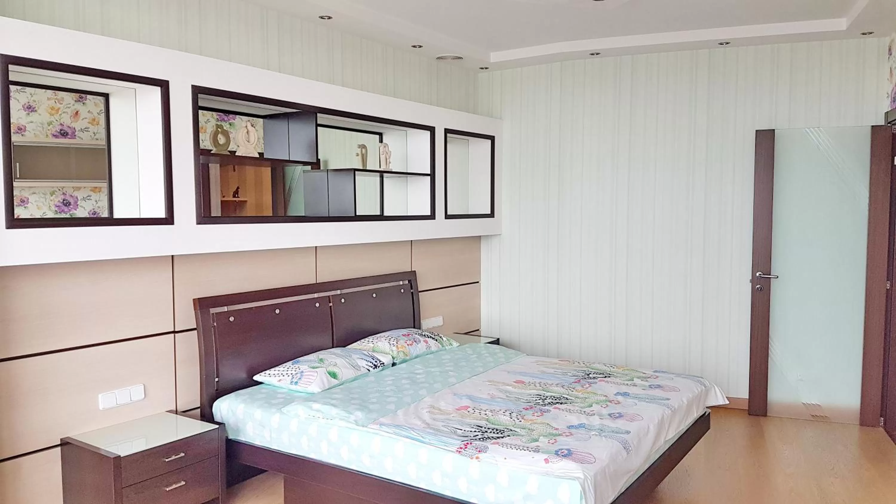 Bed in Most City Apart-Hotel