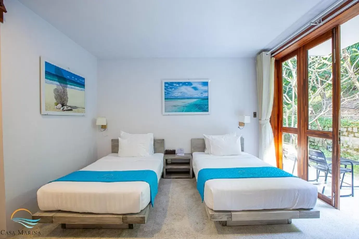 Bed in Casa Marina Resort