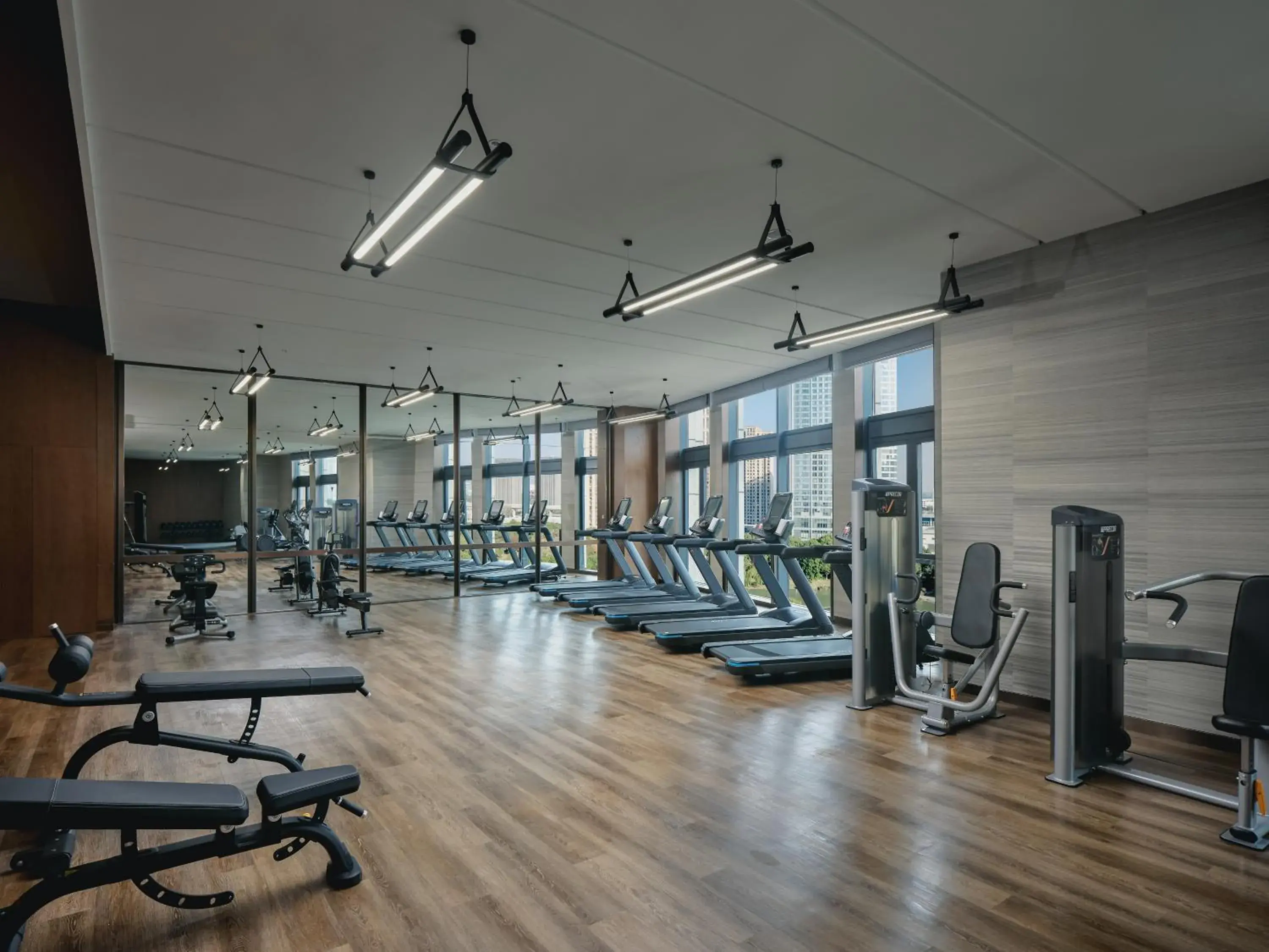 Fitness centre/facilities, Fitness Center/Facilities in Holiday Inn & Suites Kunshan Huaqiao, an IHG Hotel