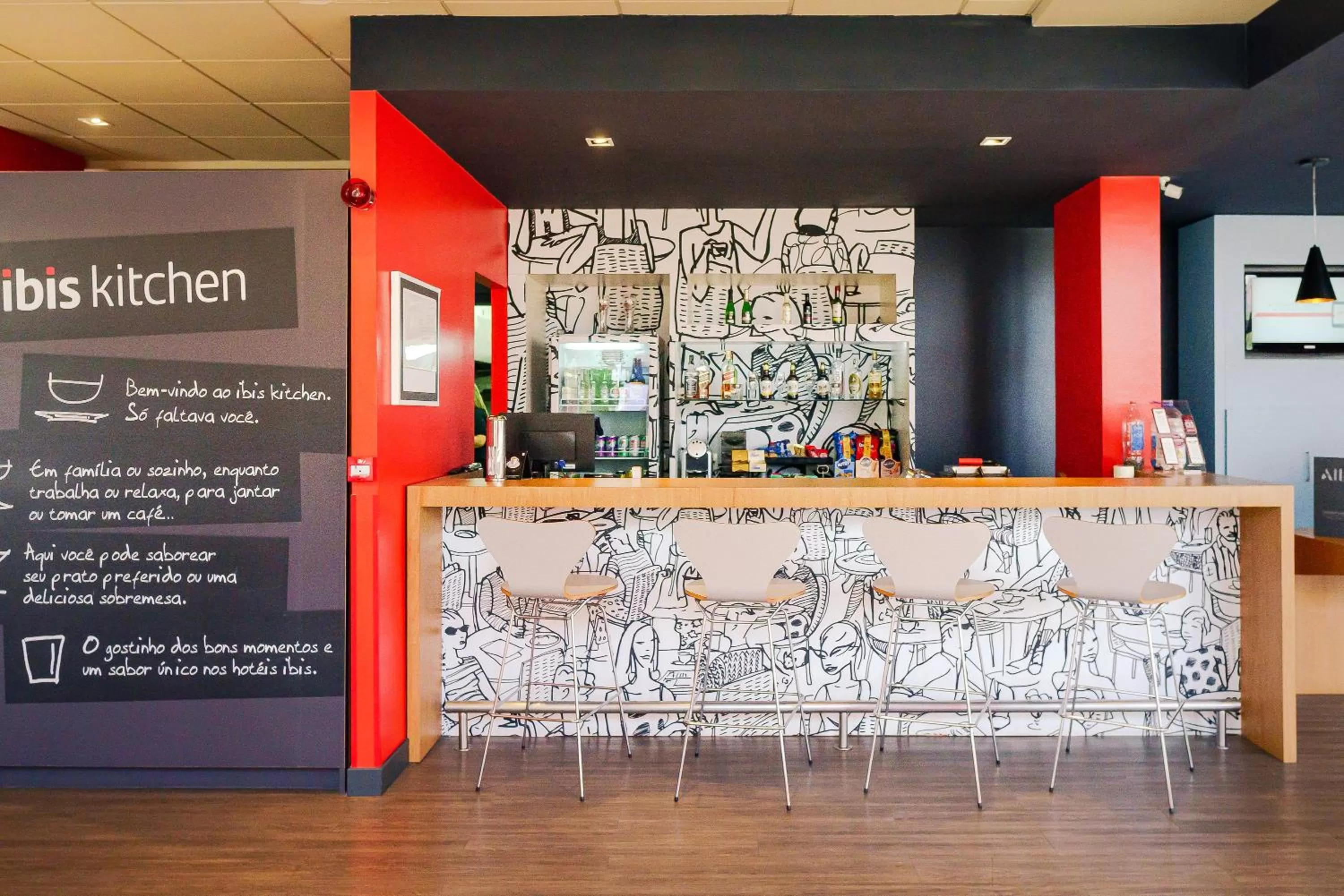 Lobby or reception in ibis Caxias do Sul