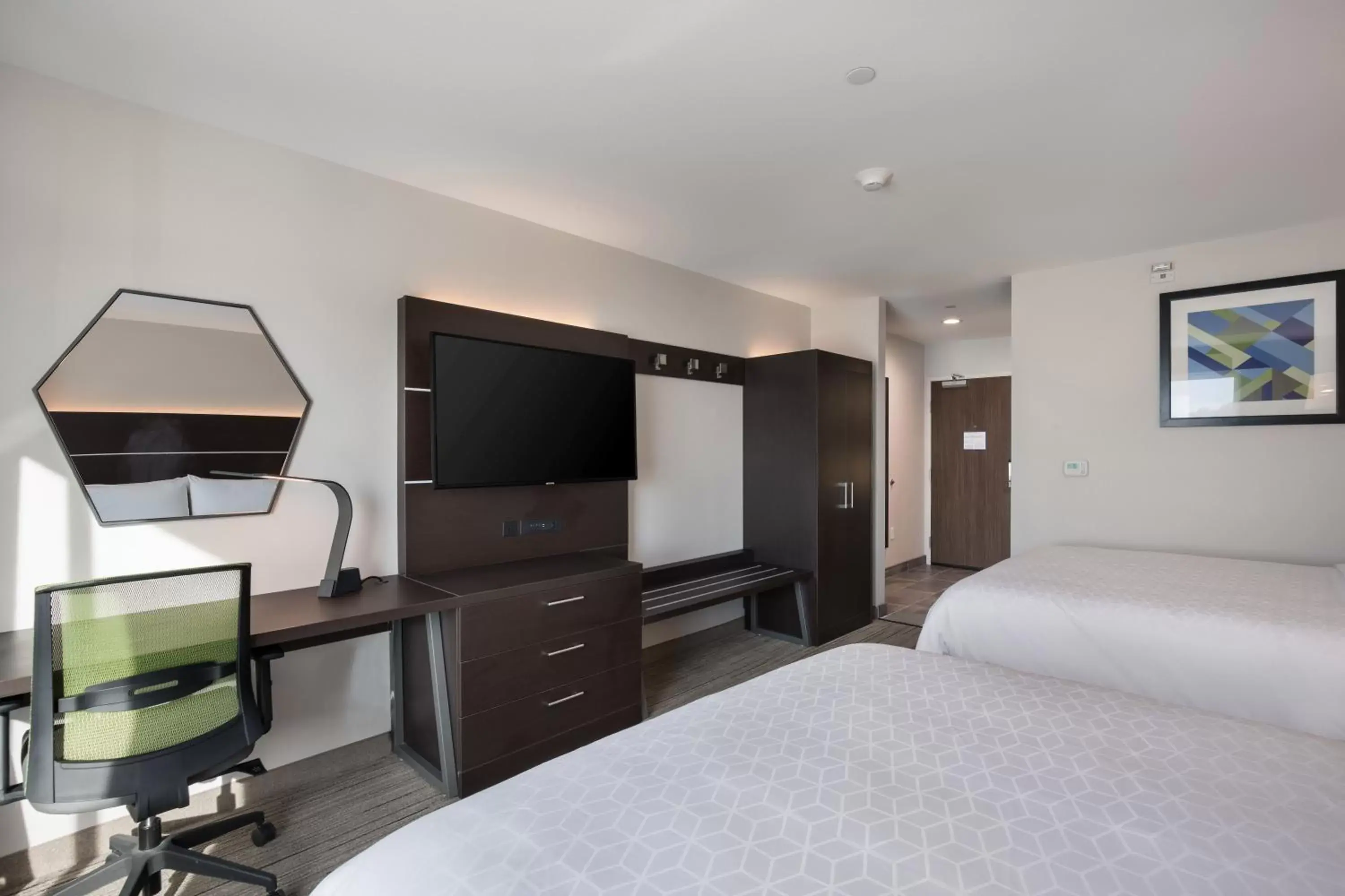 Bedroom, Room Photo in Holiday Inn Express & Suites Chicago - Hoffman Estates, an IHG Hotel
