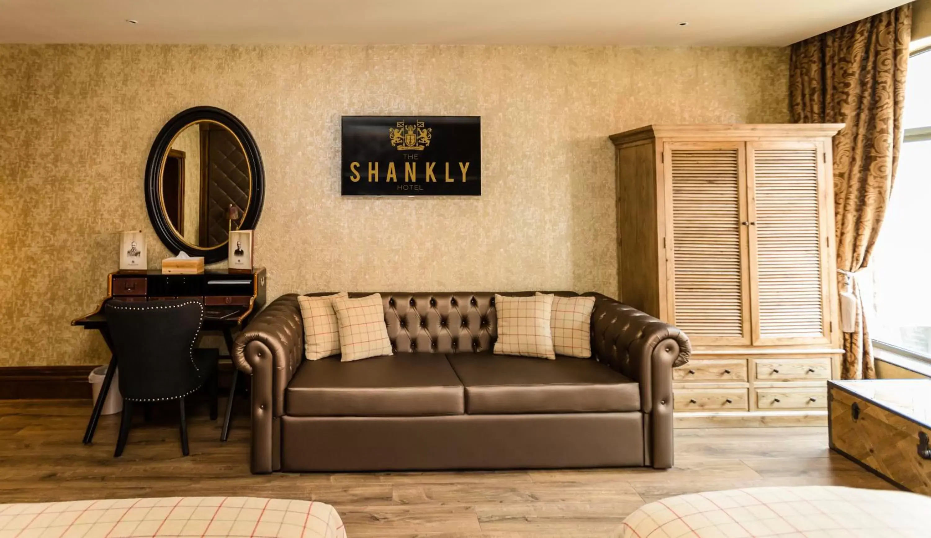 Decorative detail, Seating Area in The Shankly Hotel