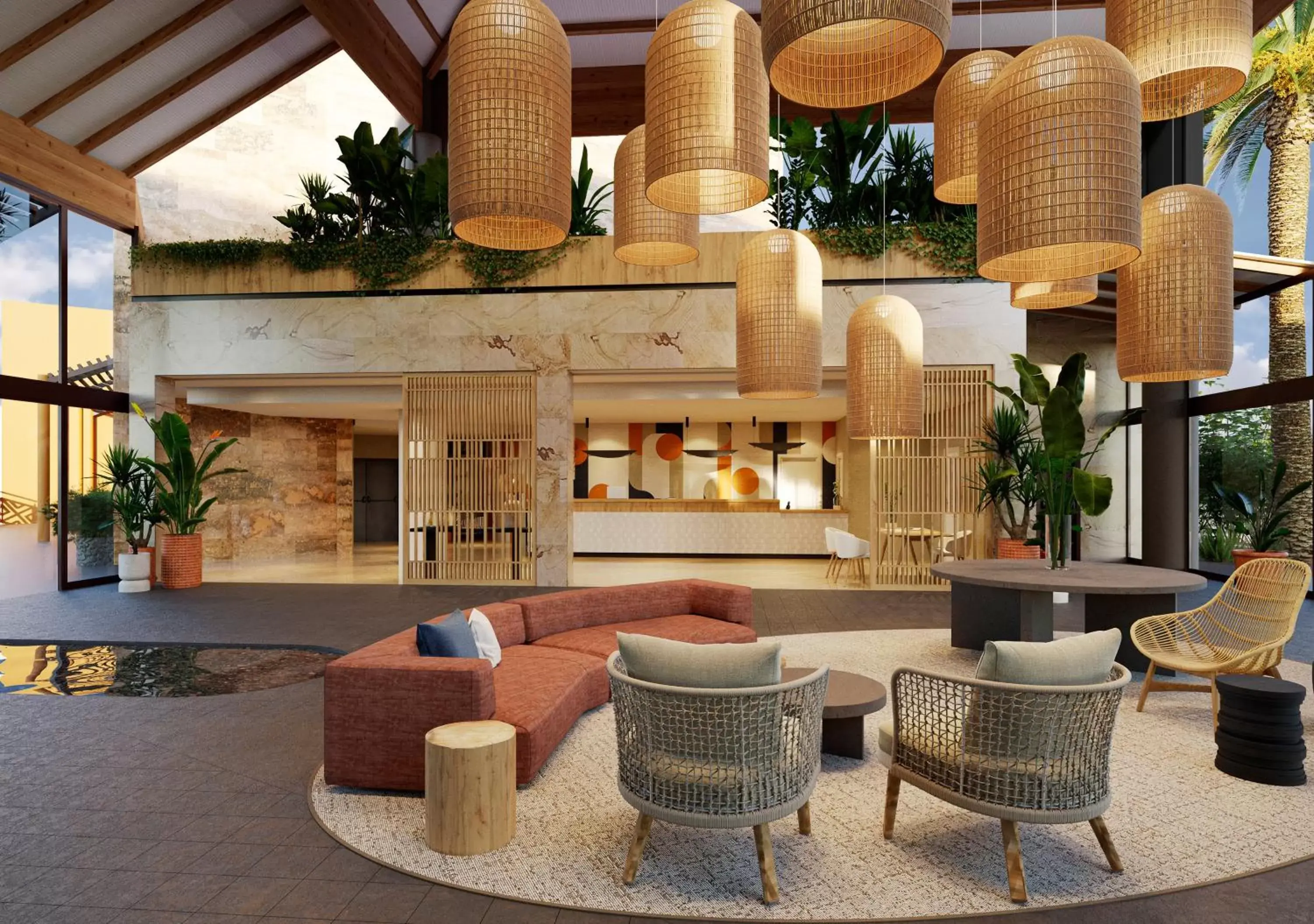 Lobby or reception in Melia Jardines del Teide - Adults Only
