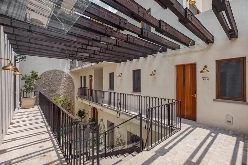 Inner courtyard view in Cantera 1910 Hotel Boutique, Destination Hotel
