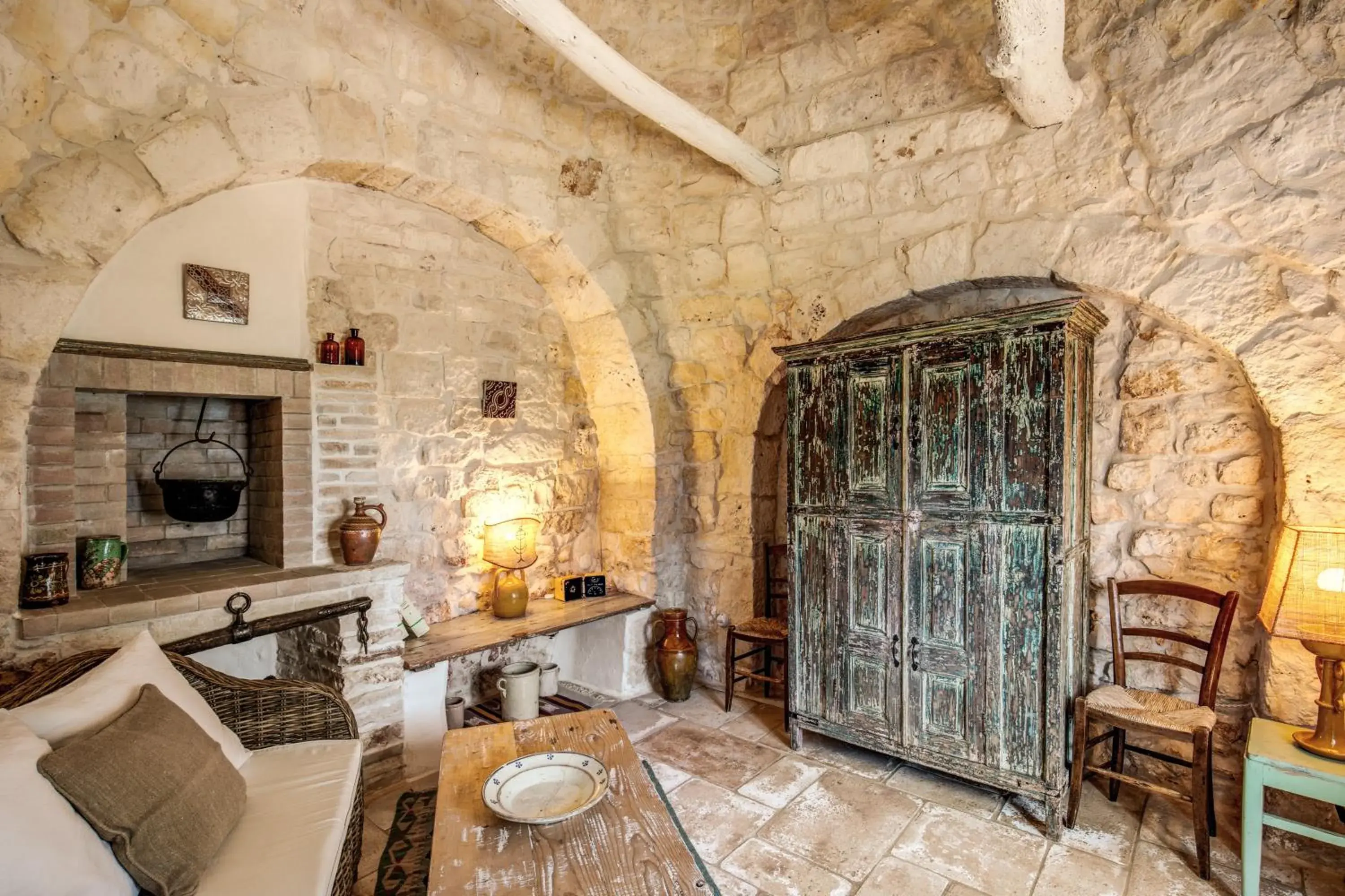 Seating Area in Masseria Cervarolo