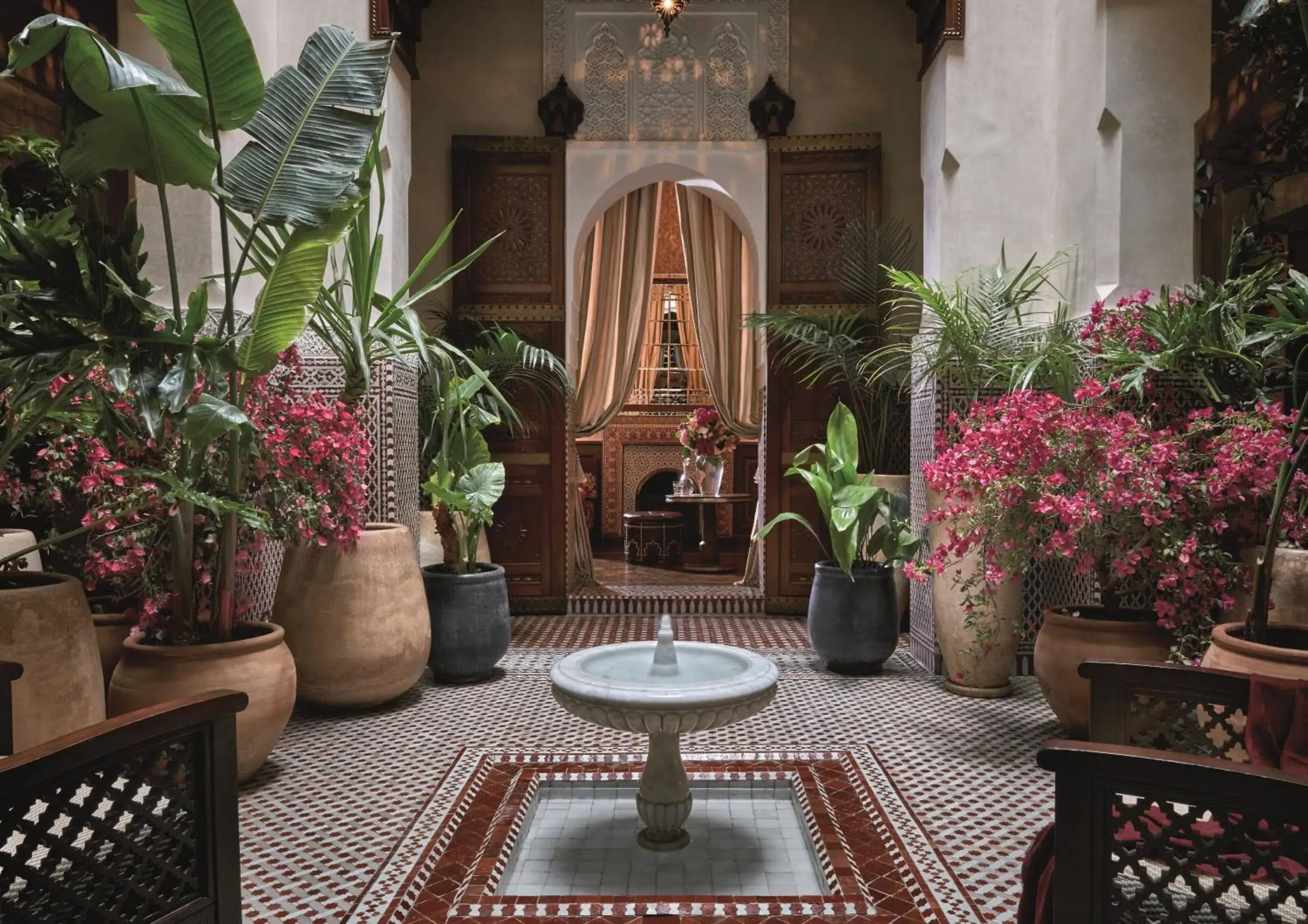 Patio in Royal Mansour Marrakech