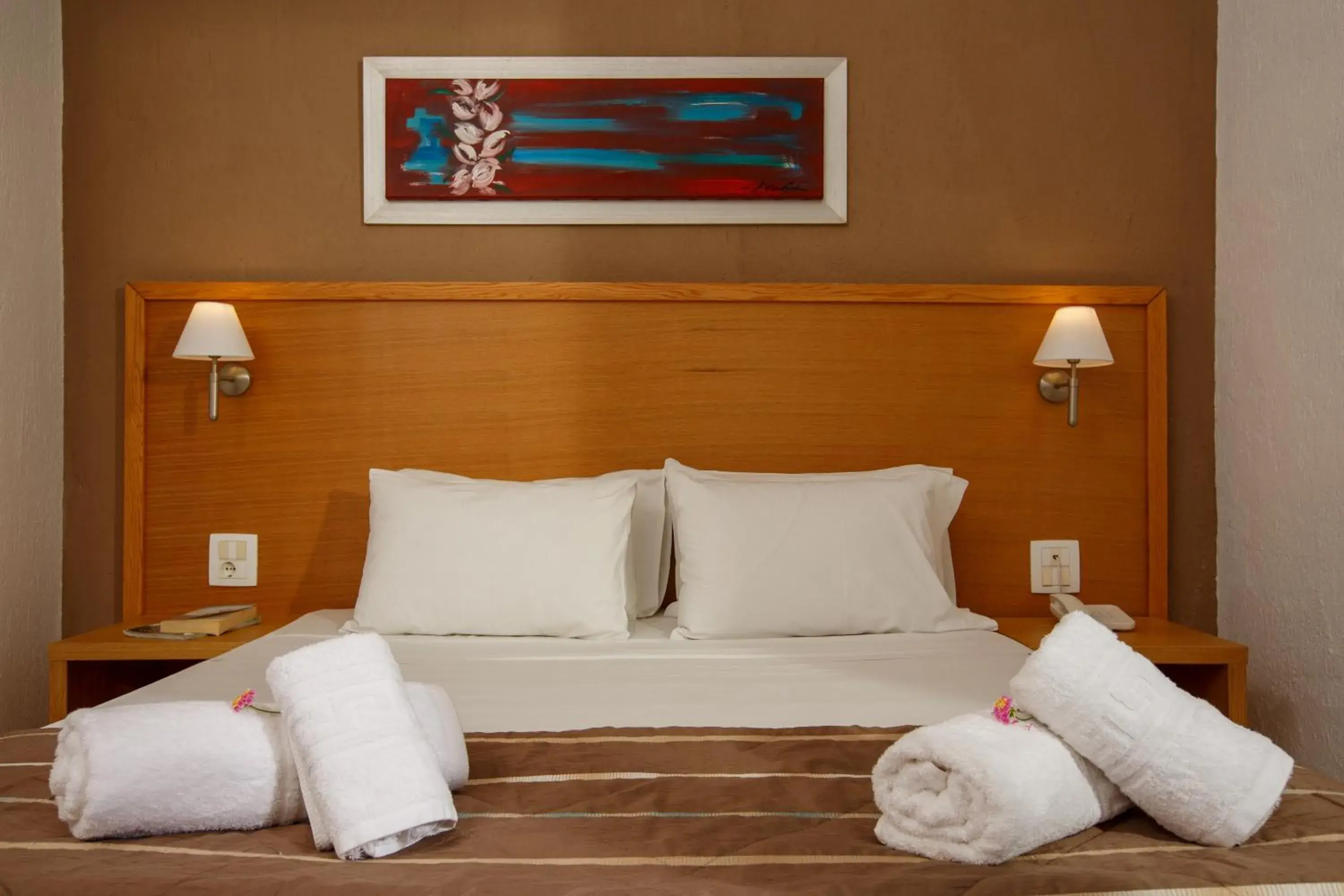 Bed in Europa Beach Hotel