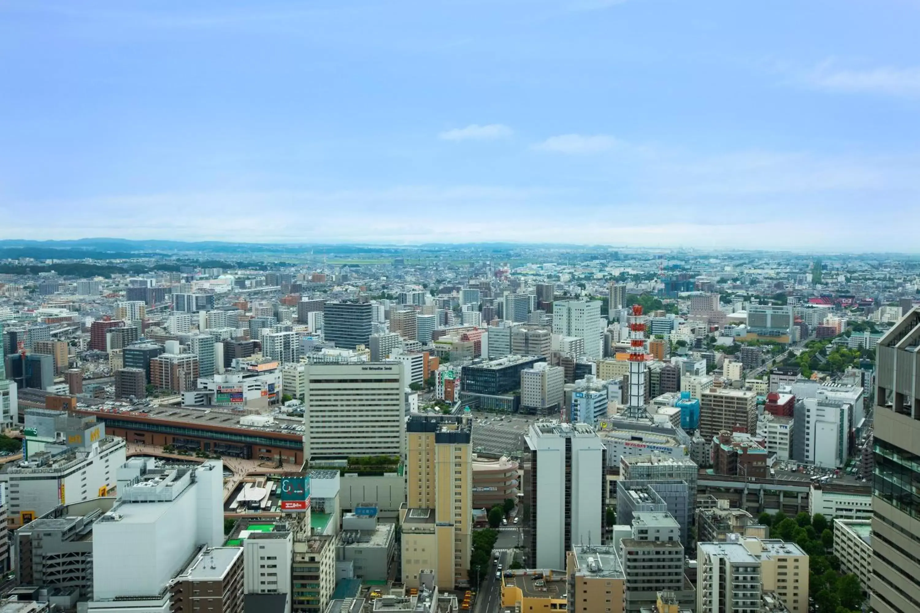 Photo of the whole room, Bird's-eye View in The Westin Sendai