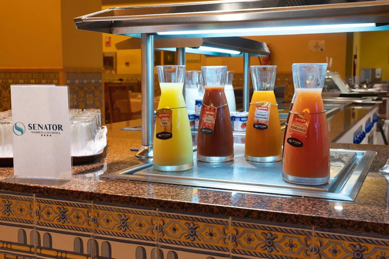 Food and drinks in Senator Marbella Spa Hotel