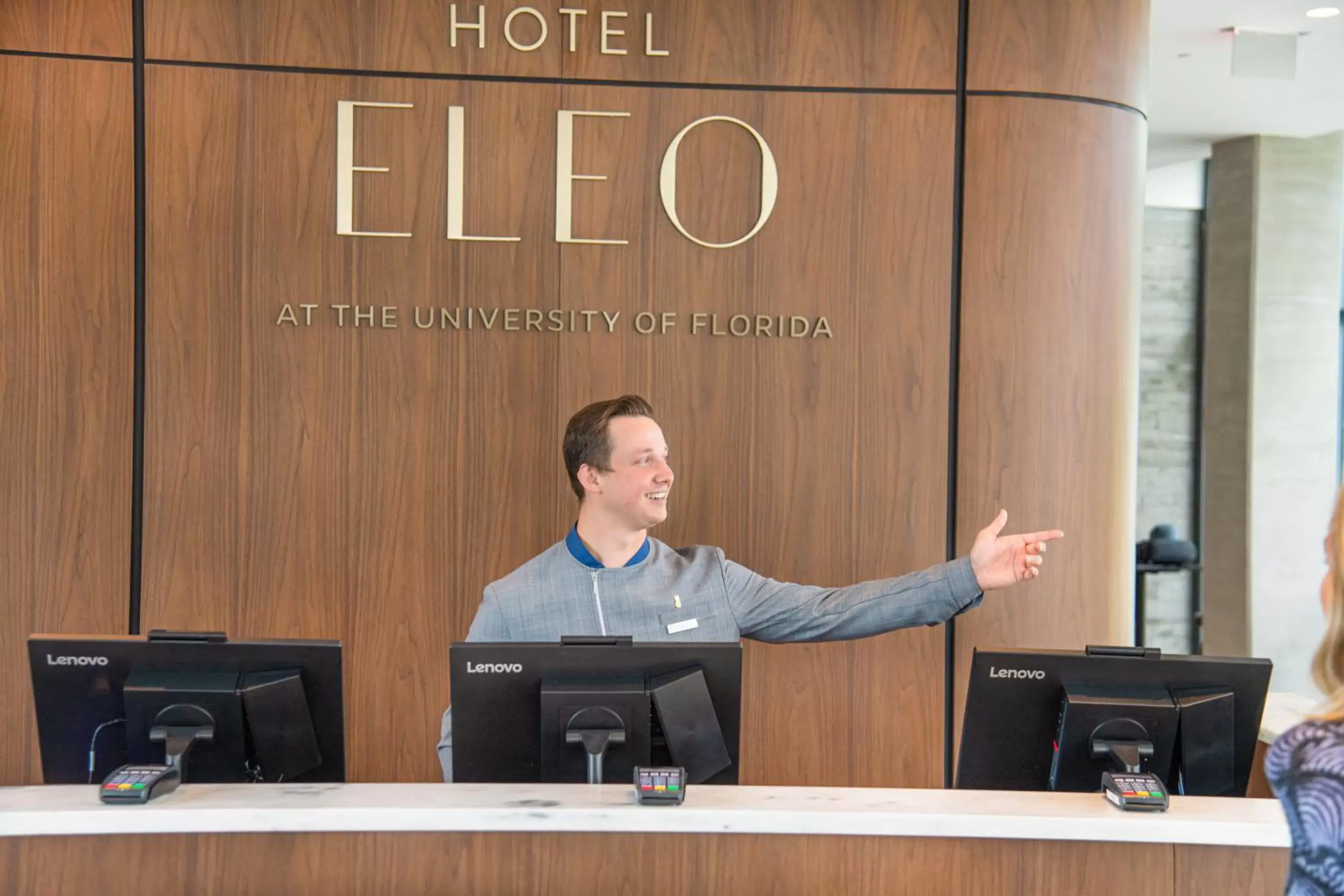 Staff, Lobby/Reception in Hotel Eleo at the University of Florida