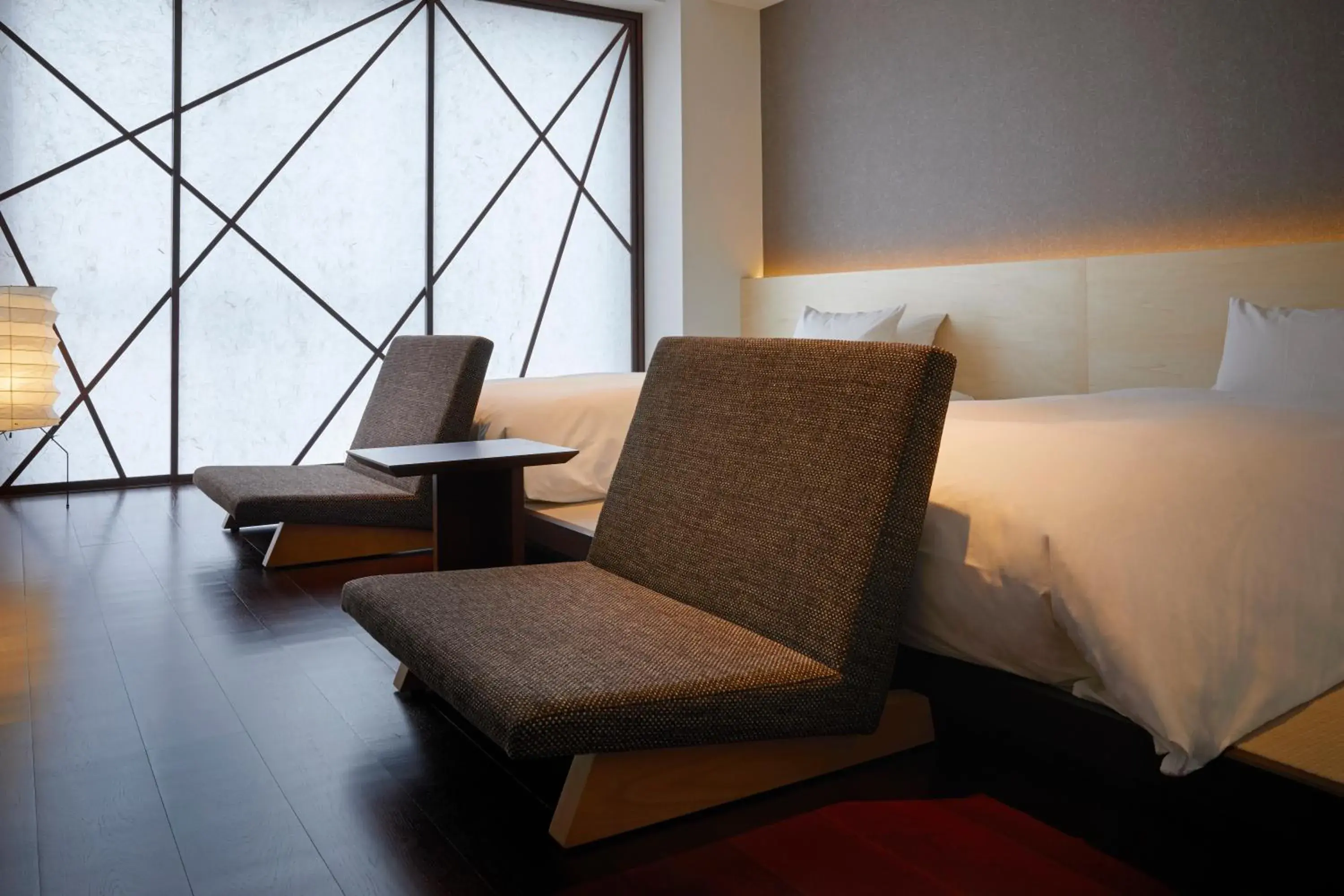 Photo of the whole room, Seating Area in Hotel Amanek Kanazawa