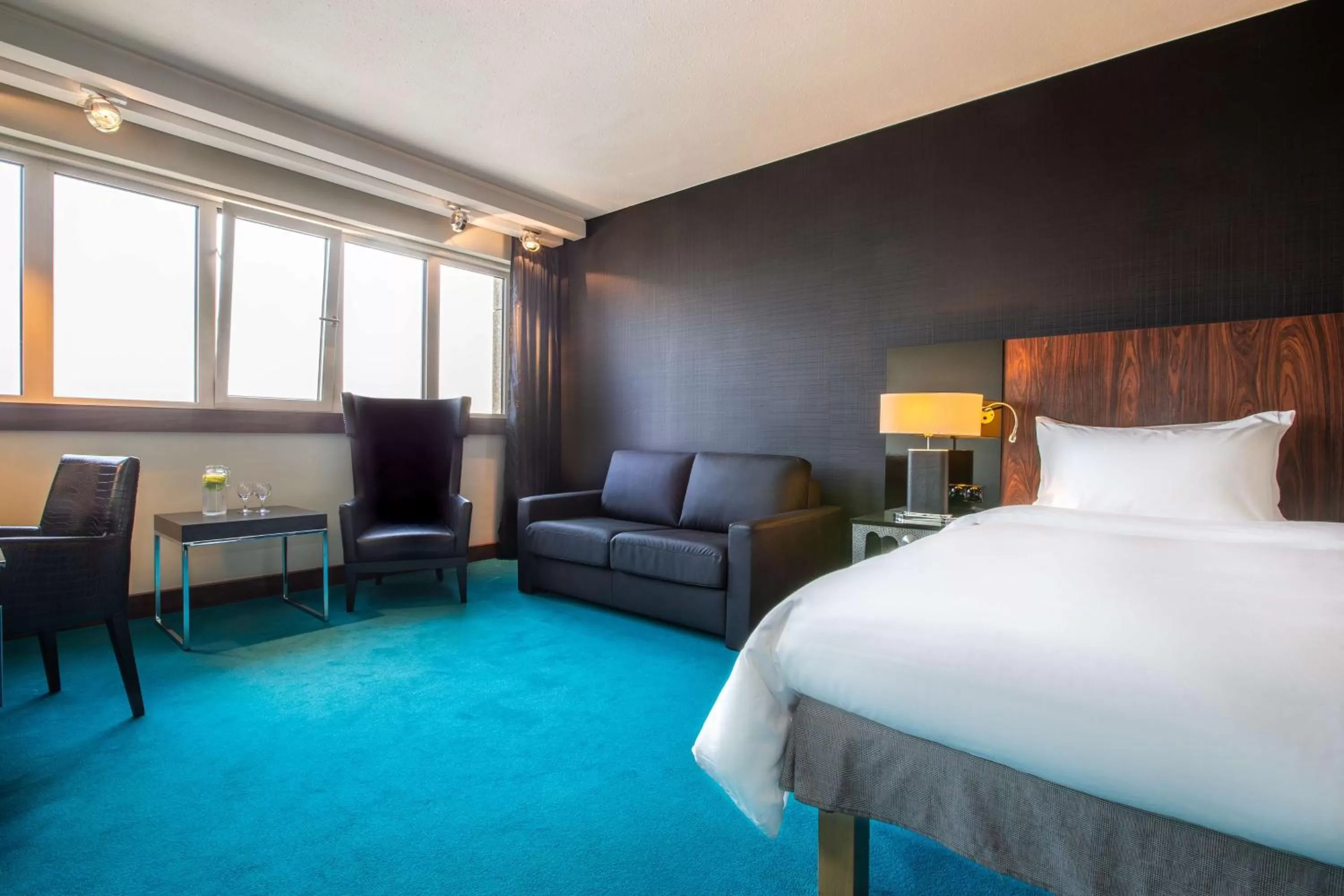 Bedroom, Bed in Radisson Blu Hotel, Hamburg