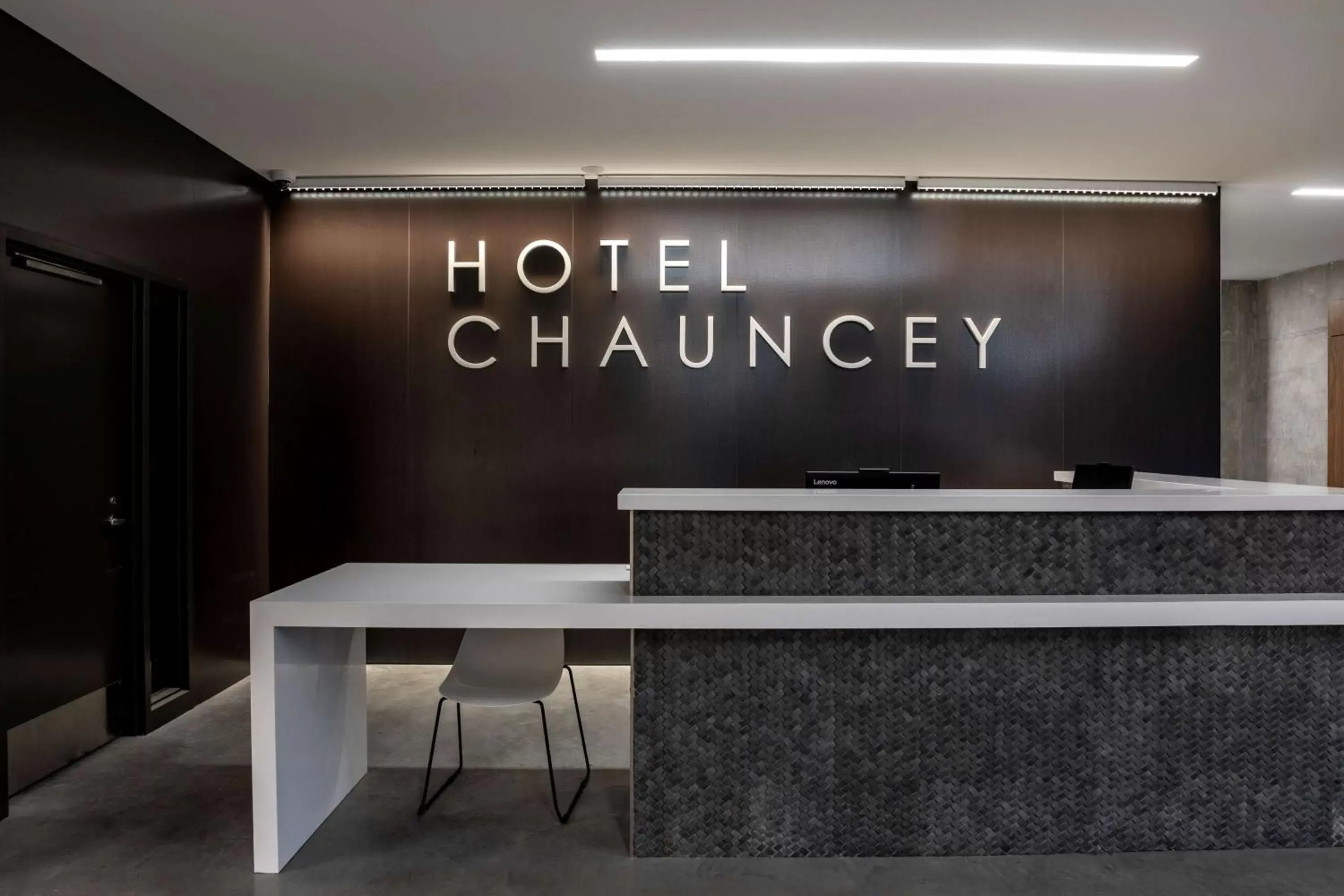 Lobby or reception in Hotel Chauncey Iowa City, Tapestry Collection by Hilton Lobby or reception in Hotel Chauncey Iowa City, Tapestry Collection by Hilton