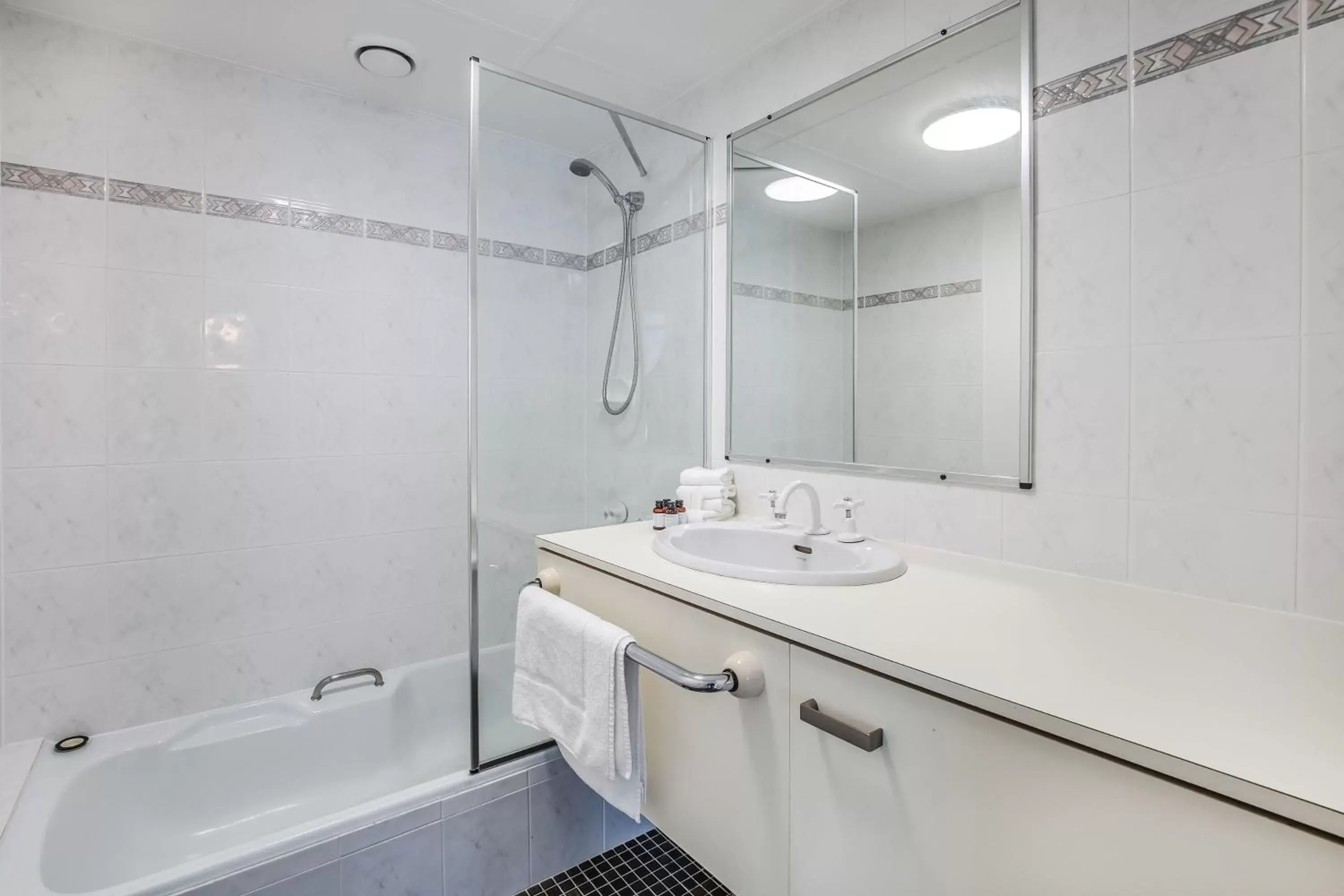 Bathroom in Pacific Plaza Apartments