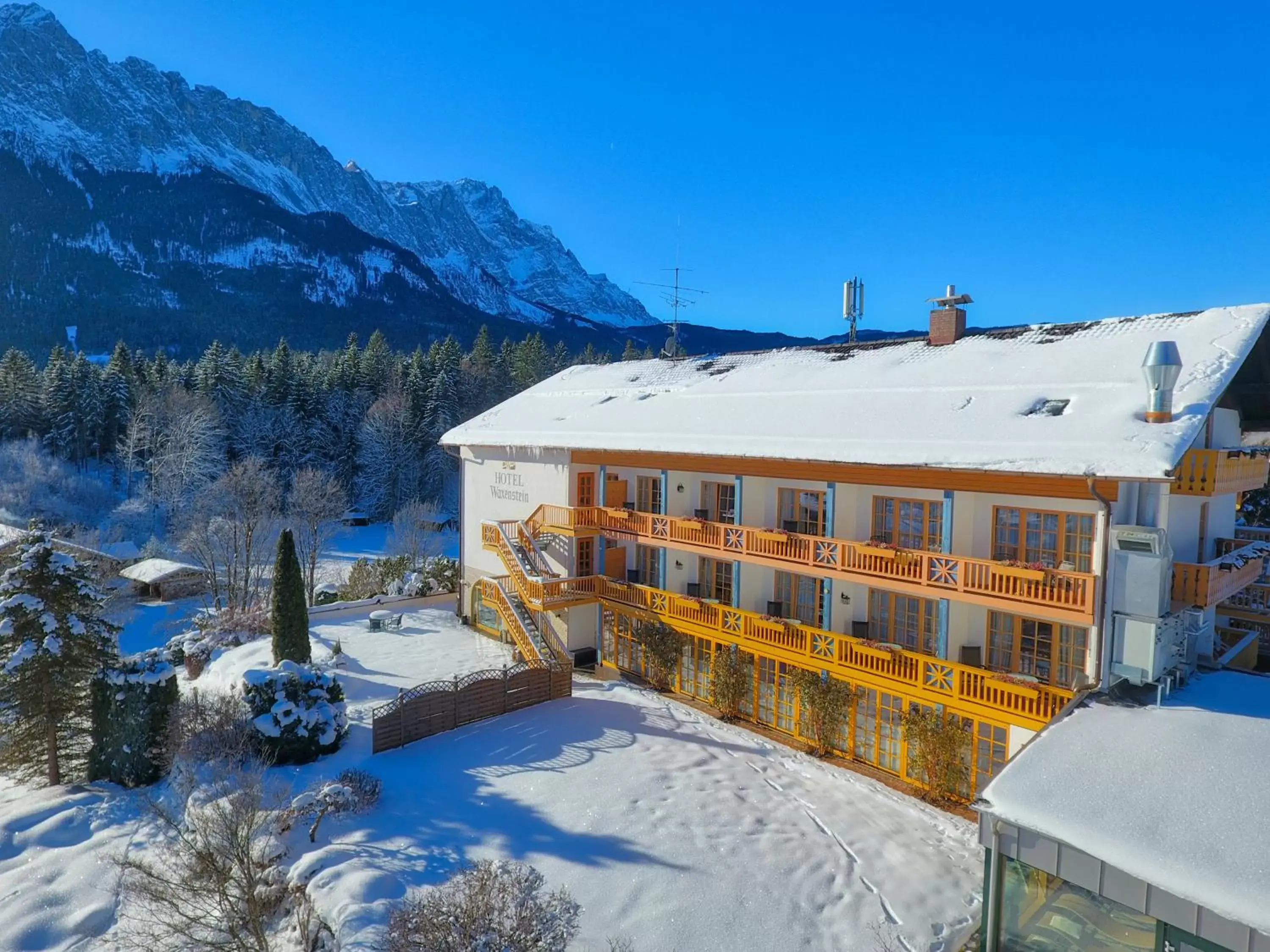 Property building in Romantik Alpenhotel Waxenstein