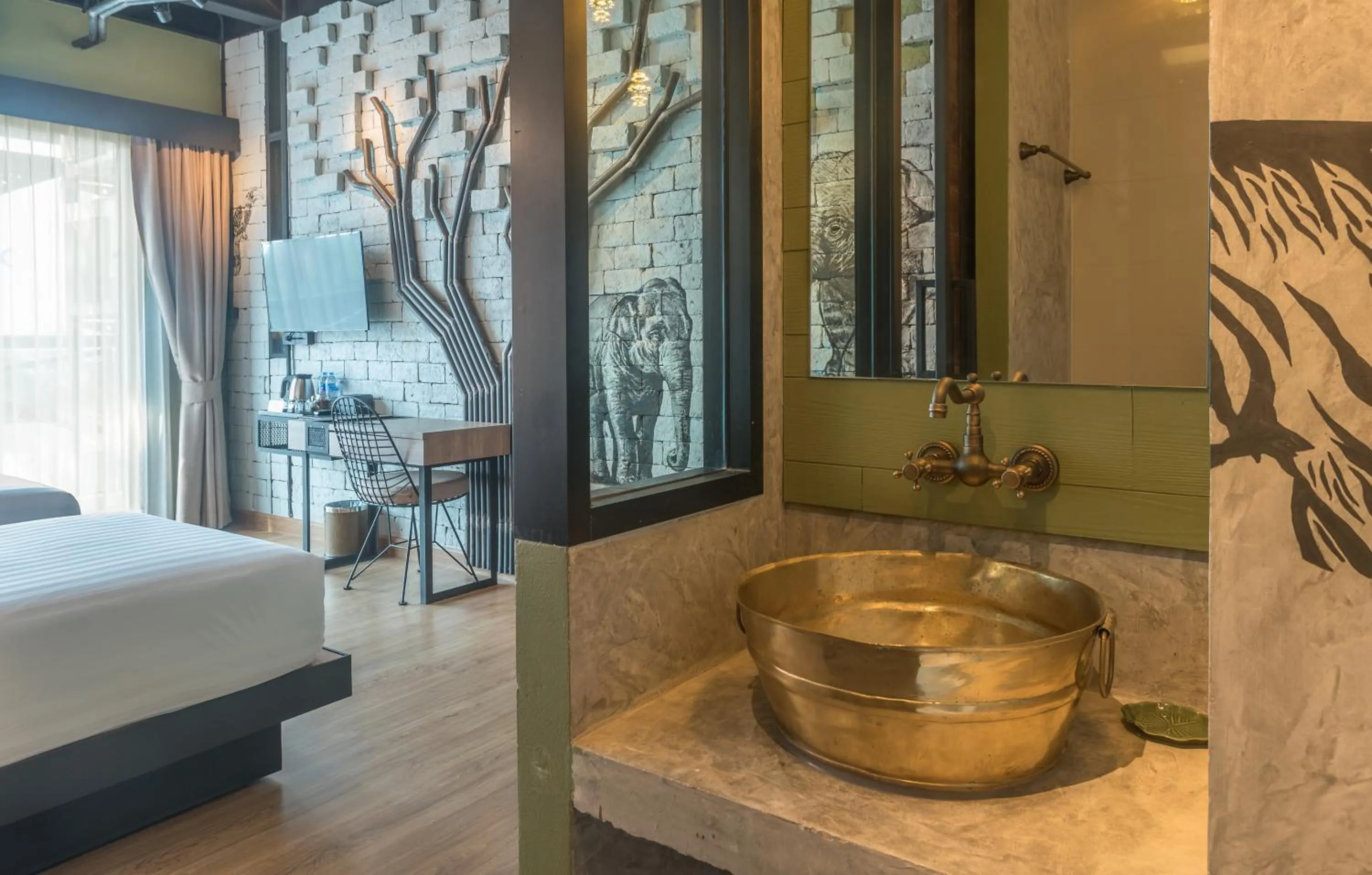 Bathroom, Bed in Sea Crest by Jomtien