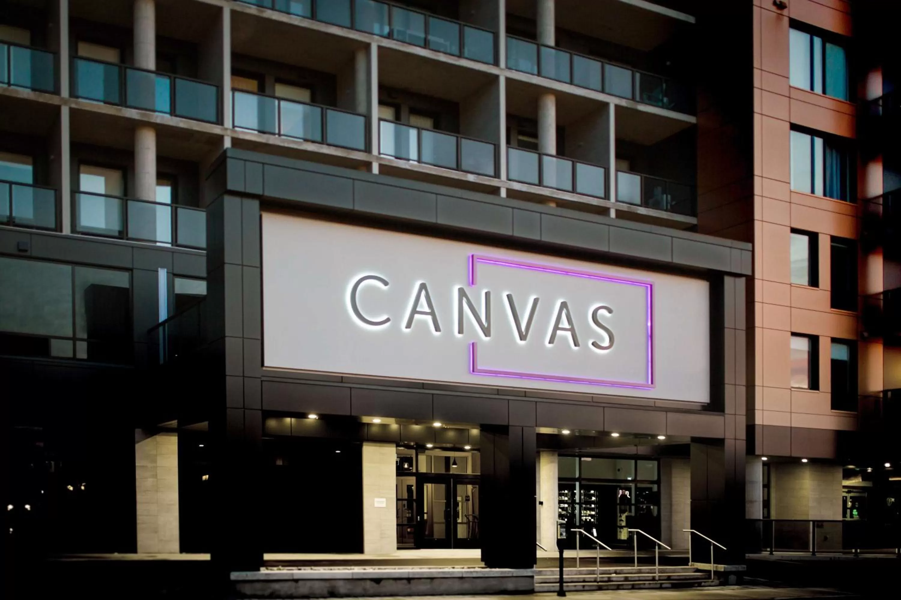 Property building in Canvas Moncton, Tapestry Collection By Hilton