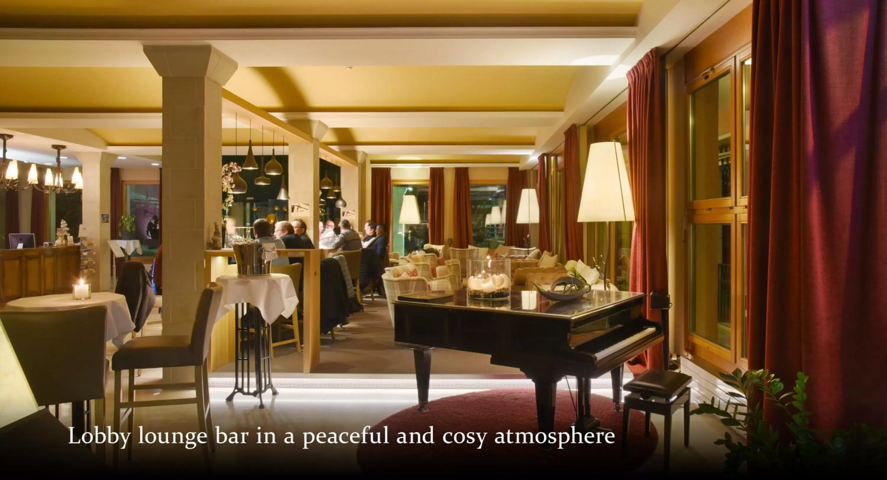 Lounge or bar in Hôtel des Vignes