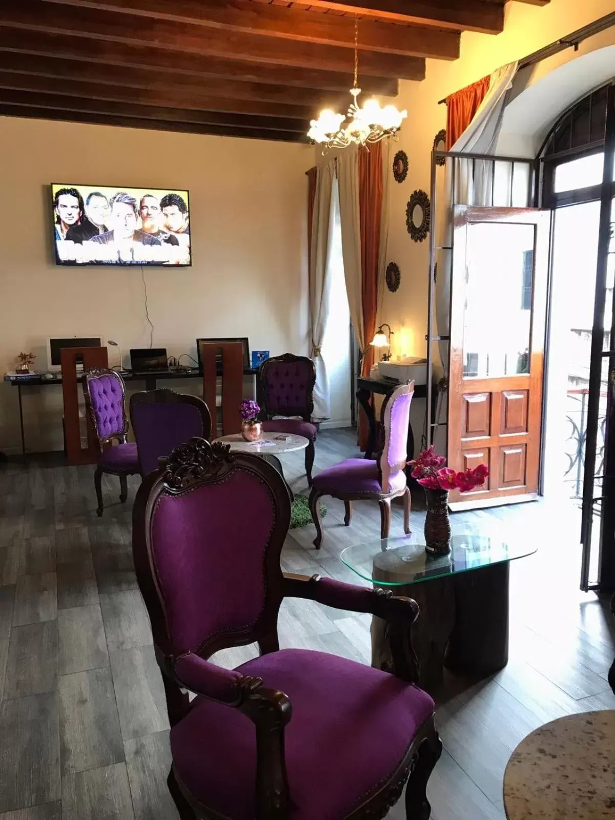 Living room in Hotel Colonial San Agustin Living room in Hotel Colonial San Agustin