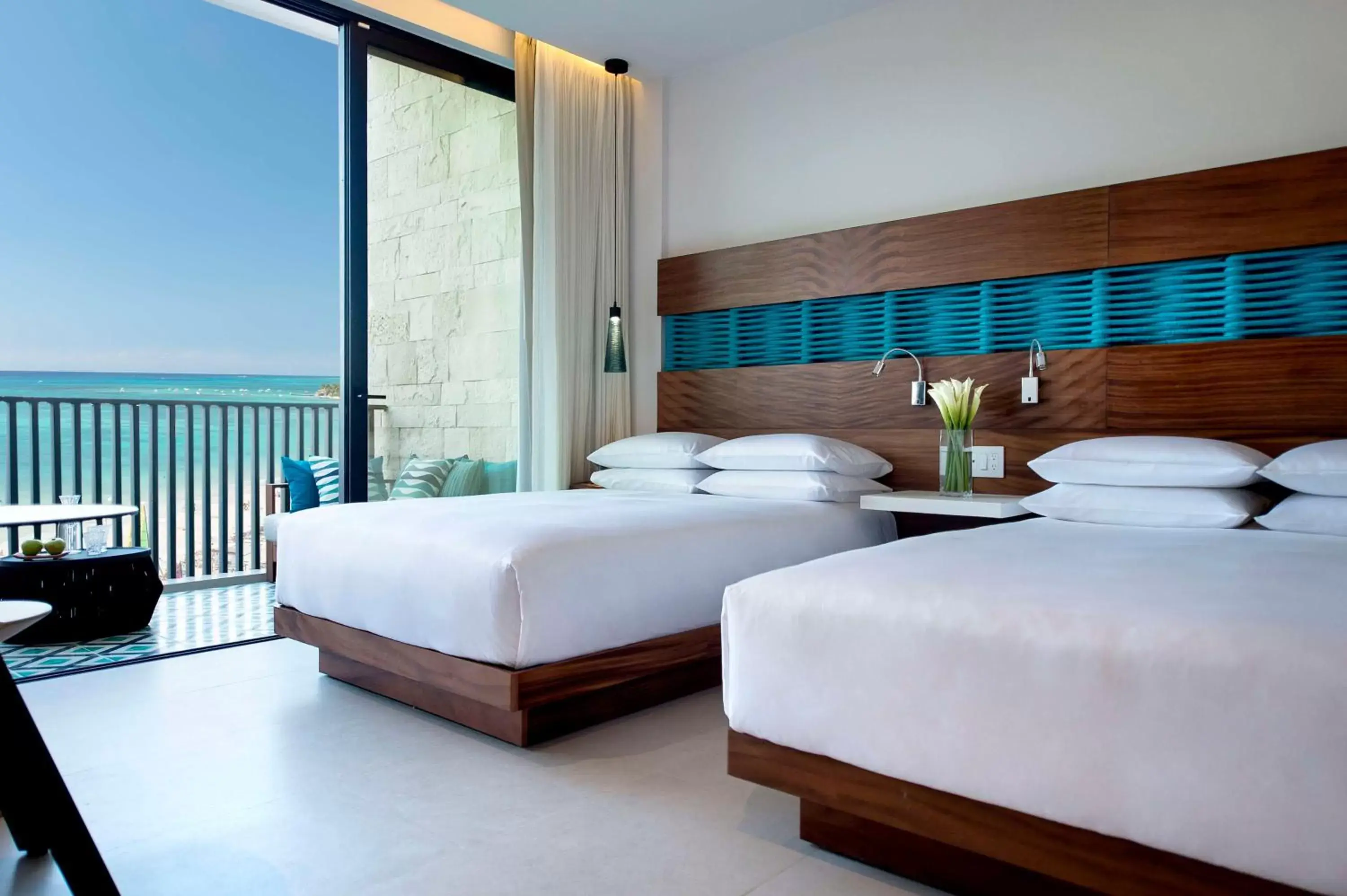 Bedroom, Bed in Grand Hyatt Playa del Carmen Resort