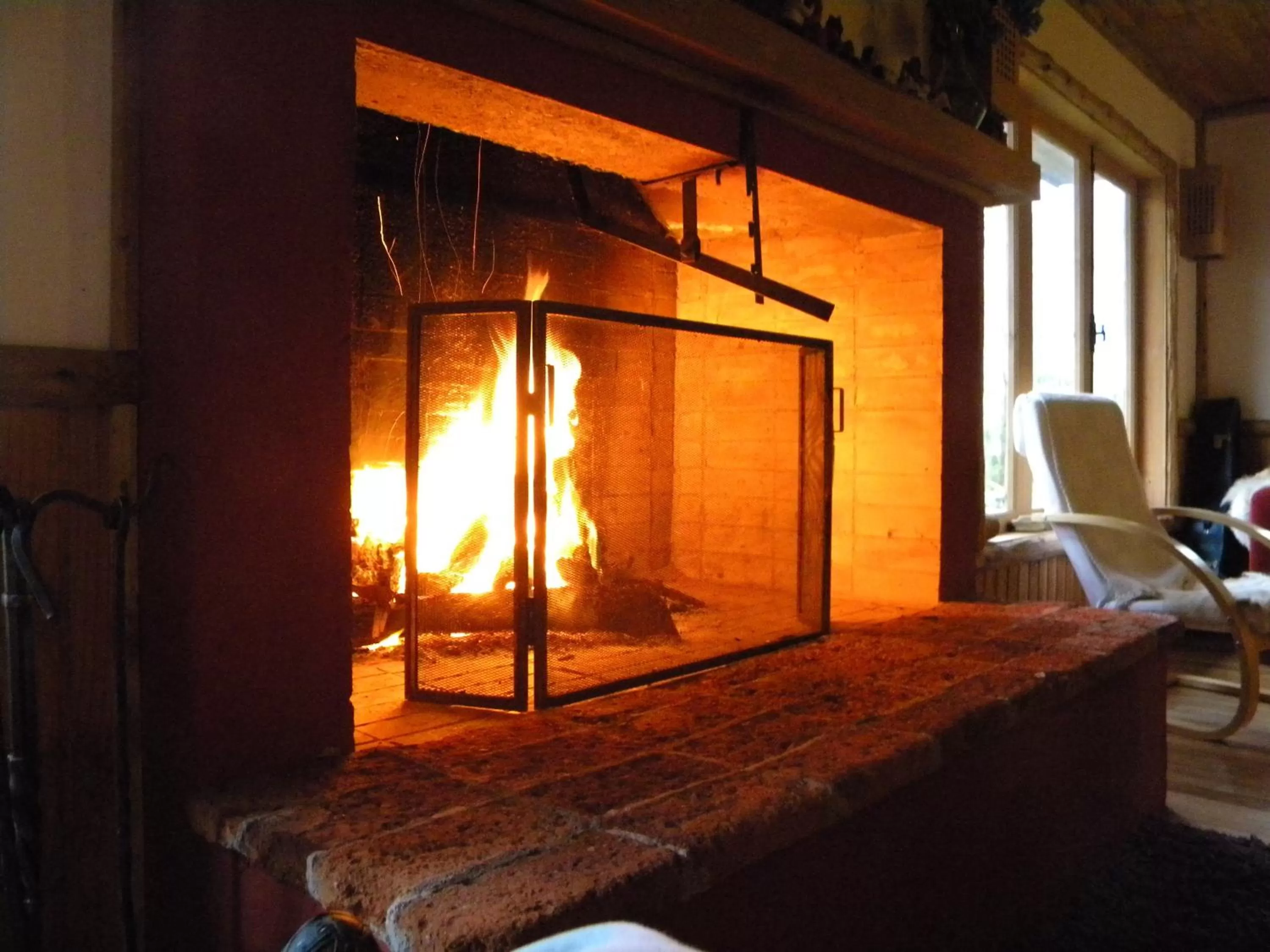 Living room in Posada Queulat