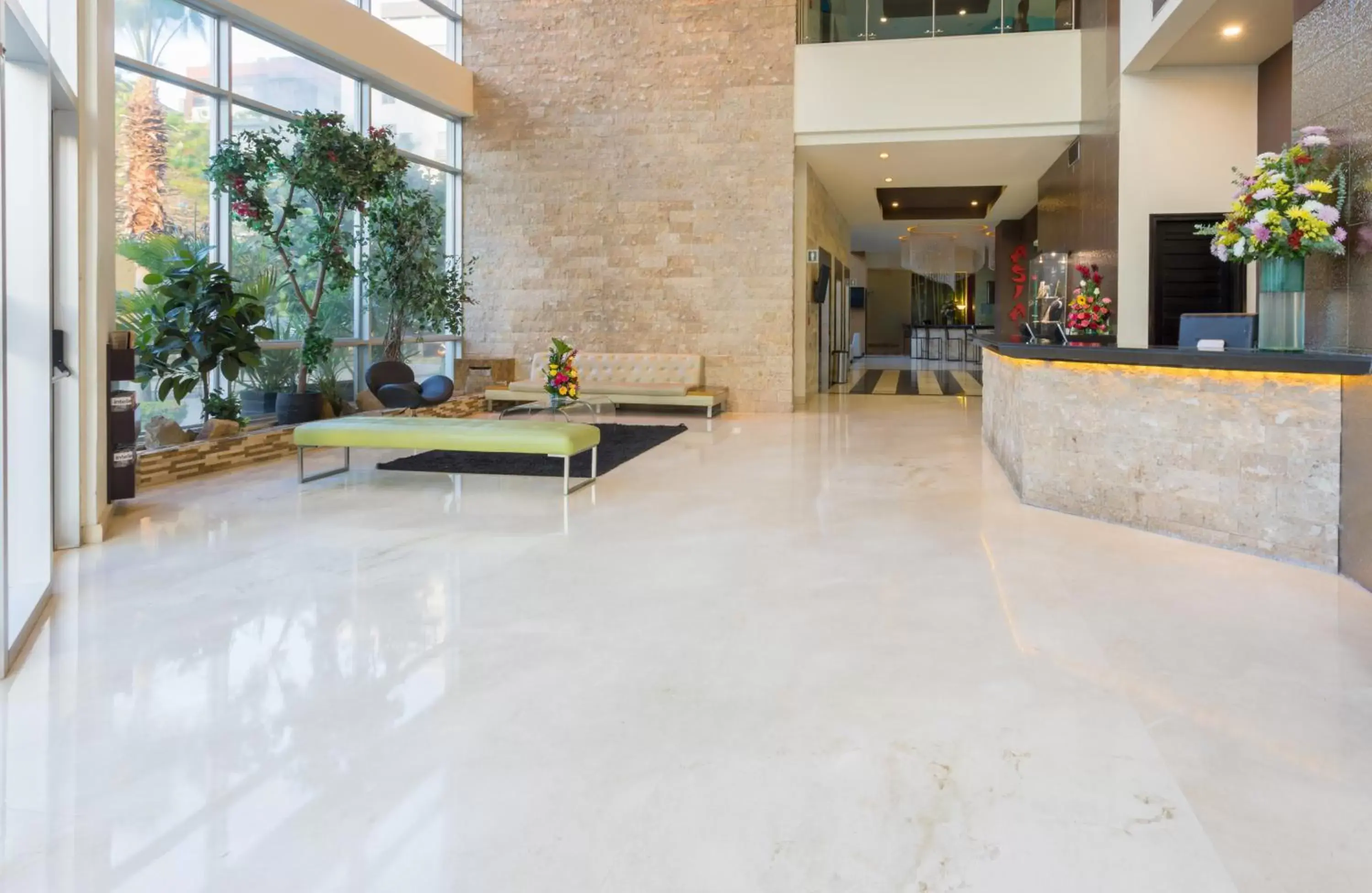 Lobby or reception in GHL Hotel Barranquilla