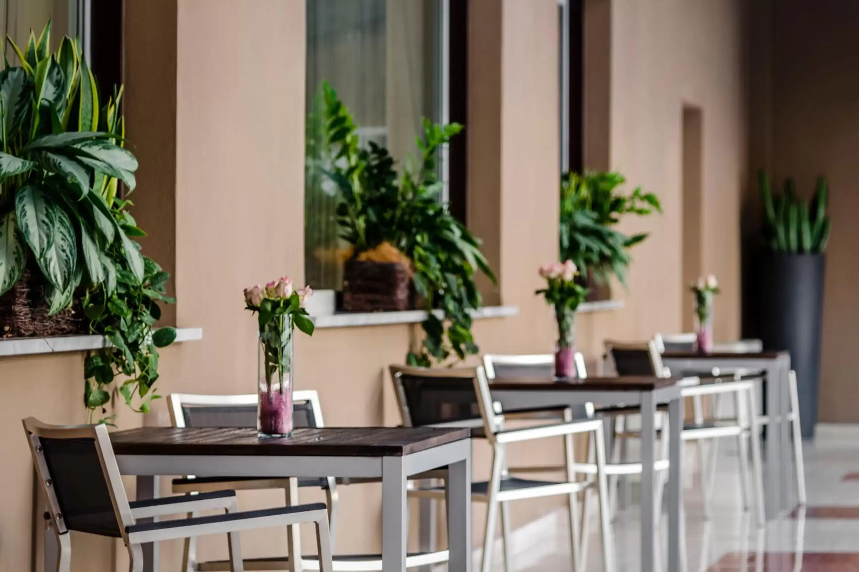 Balcony/Terrace, Restaurant/Places to Eat in Eurostars Roma Aeterna
