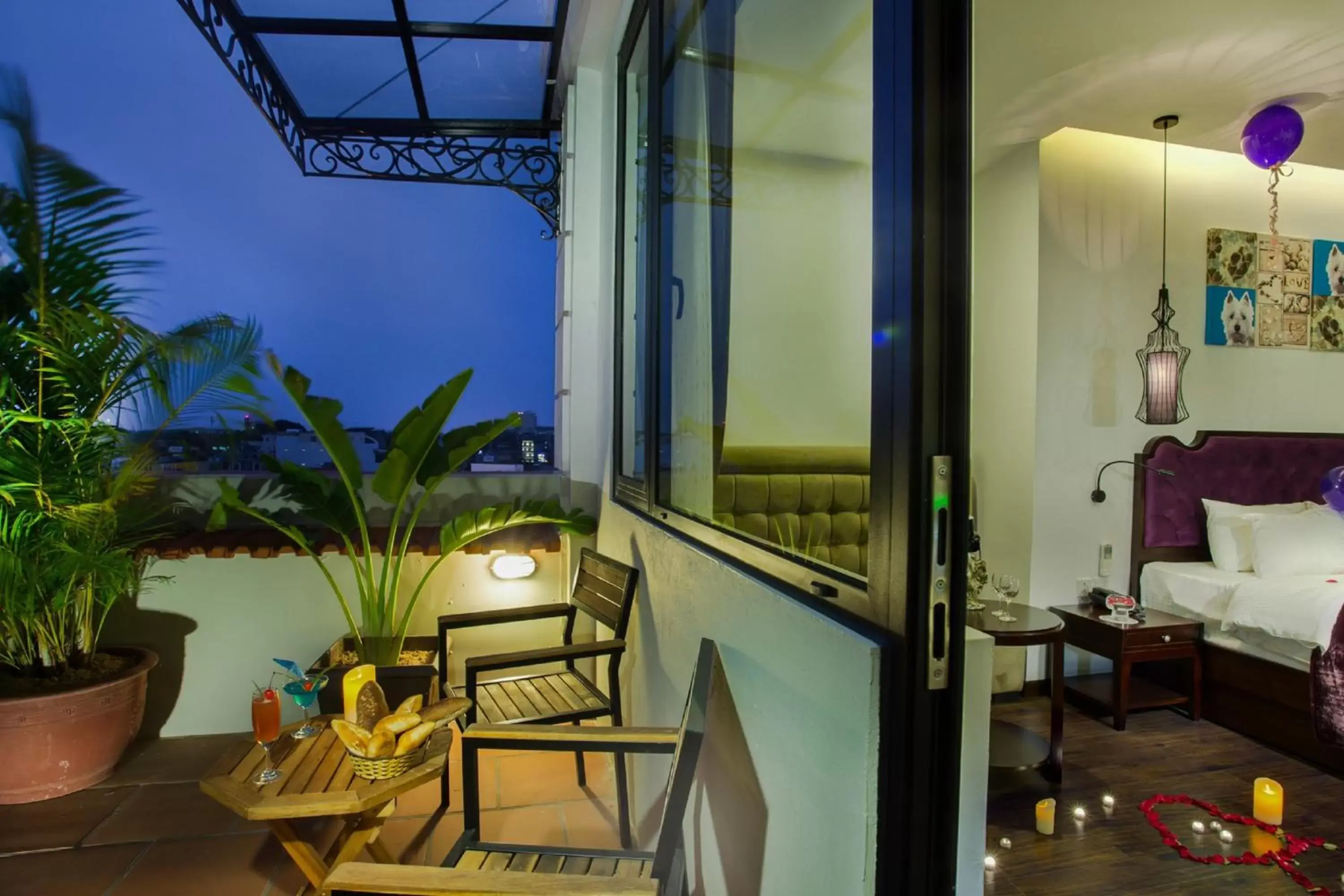 Balcony/Terrace in Hanoi Marvellous Hotel & Spa
