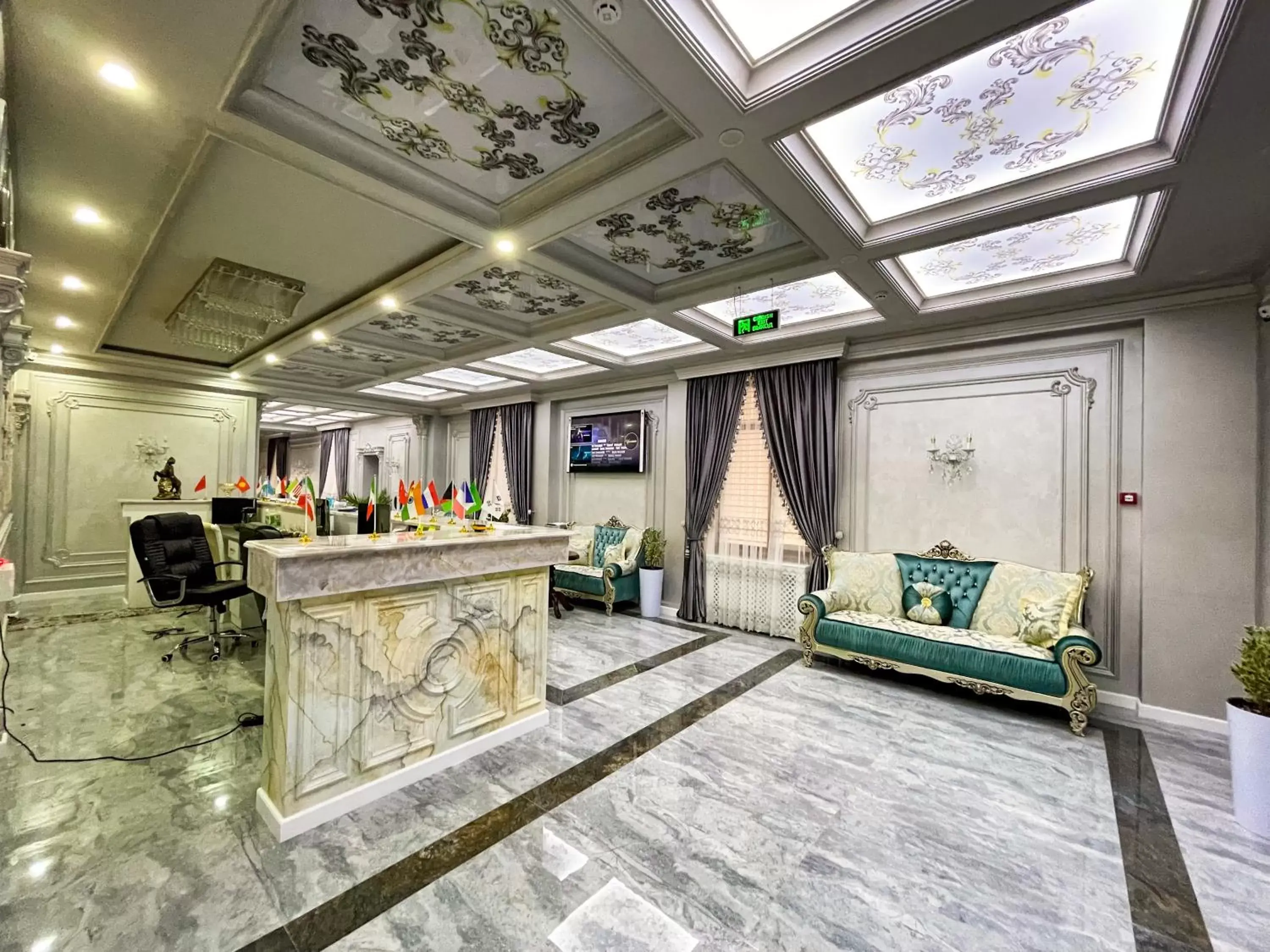 Living room, Lobby/Reception in Medina Hotel Samarkand